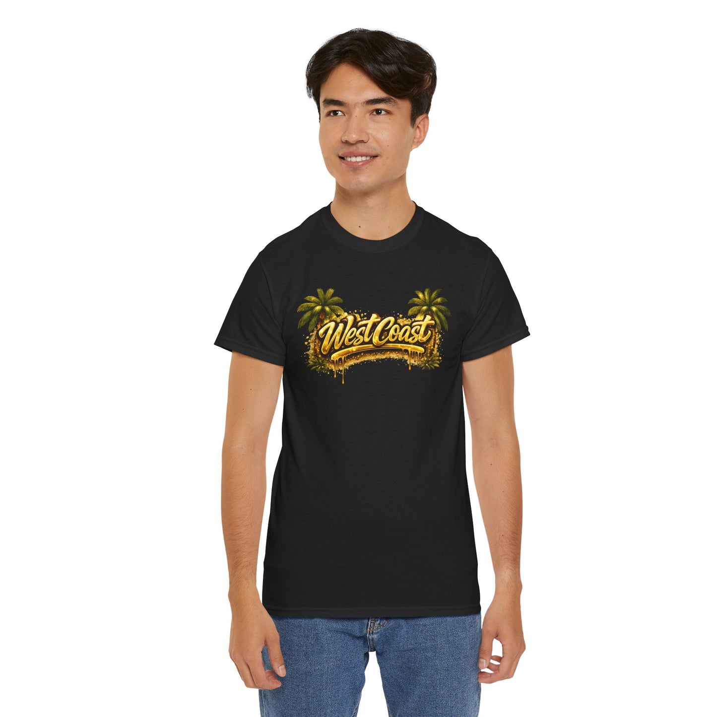 West Coast Palm Tree T-Shirt — Retro Surf Vibe Tee