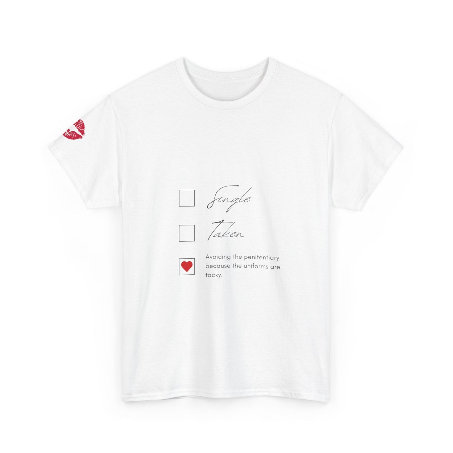 YOU ARE ART - SINGLE, TAKEN... Artistic Unisex Cotton Tee with Heartfelt Prints, Casual Wear, Gift for Artists, Streetwear, Inspirational Fashion