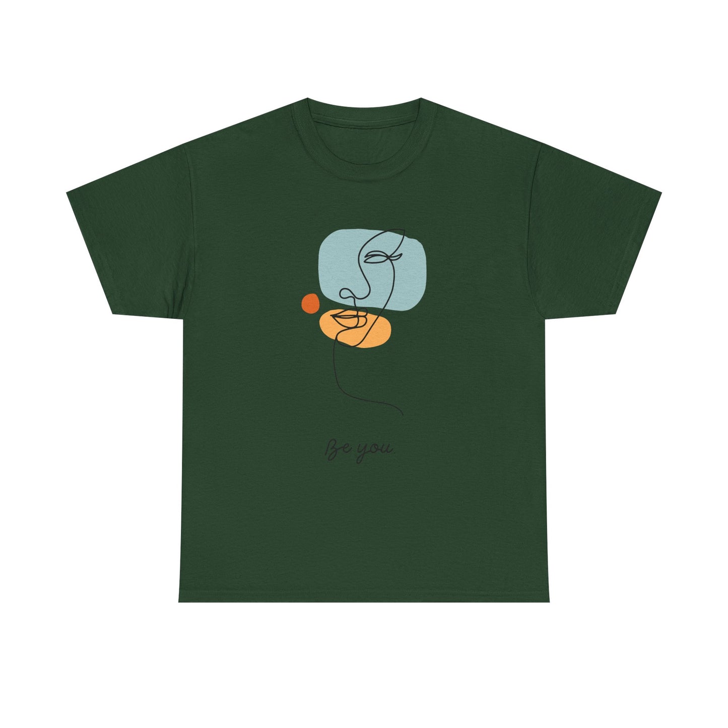 Minimalist Be You Tee, Unisex Cotton T-Shirt, Inspirational Graphic Tee, Gift for Friends, Casual Everyday Wear, Self-Love Apparel