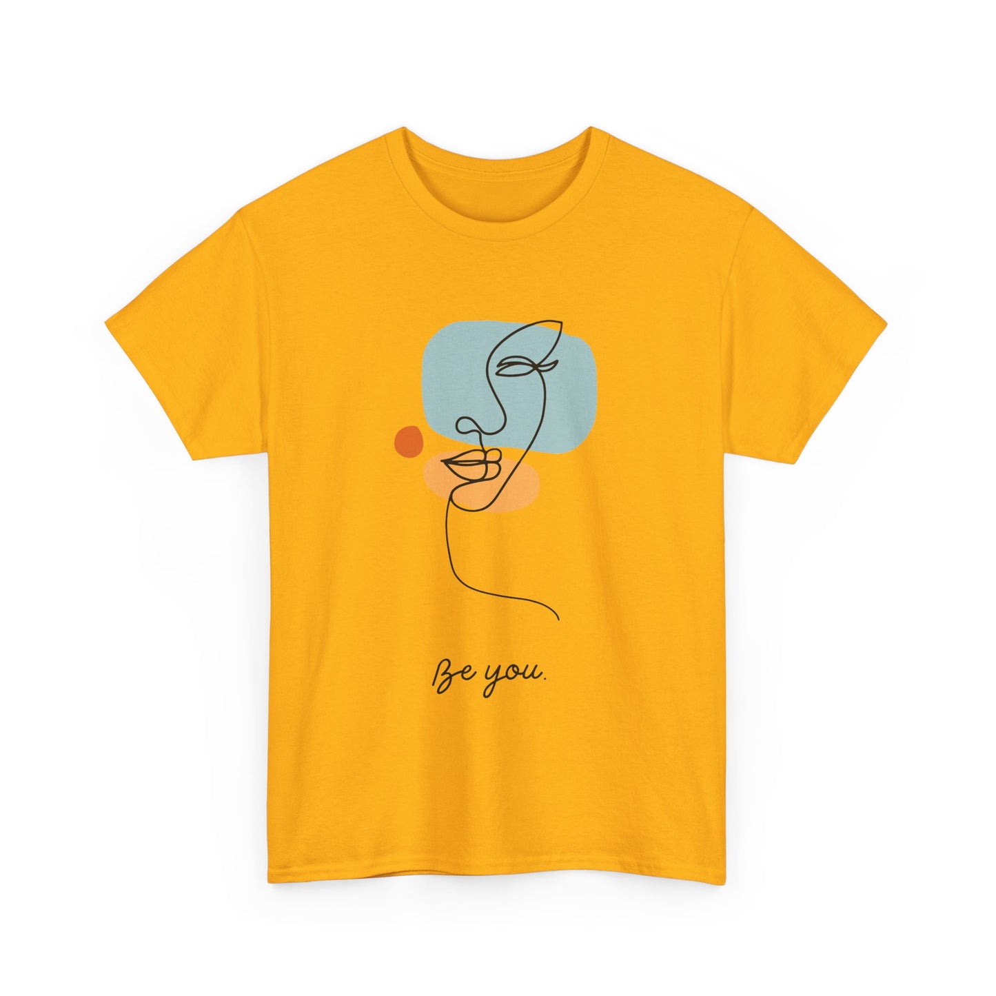Minimalist Be You Tee, Unisex Cotton T-Shirt, Inspirational Graphic Tee, Gift for Friends, Casual Everyday Wear, Self-Love Apparel