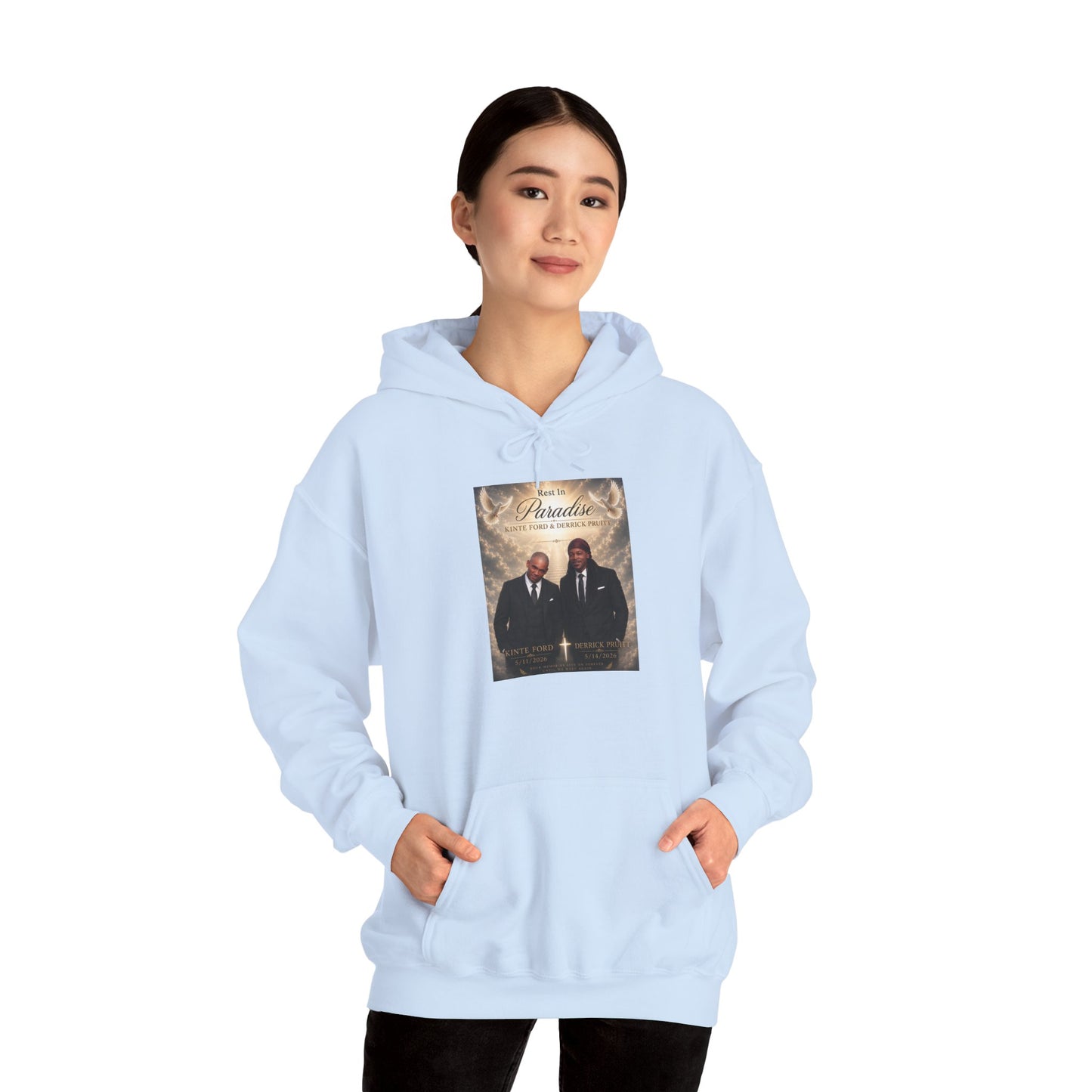 In Memory of Portrait Hoodie — "The Anointing" Ministry Sweatshirt