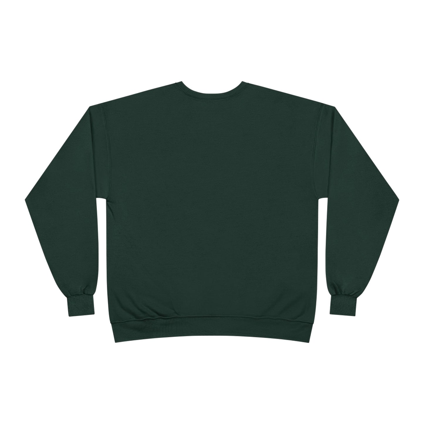 Jesus Crown Crewneck Sweatshirt — Gold Script Inspirational Pullover