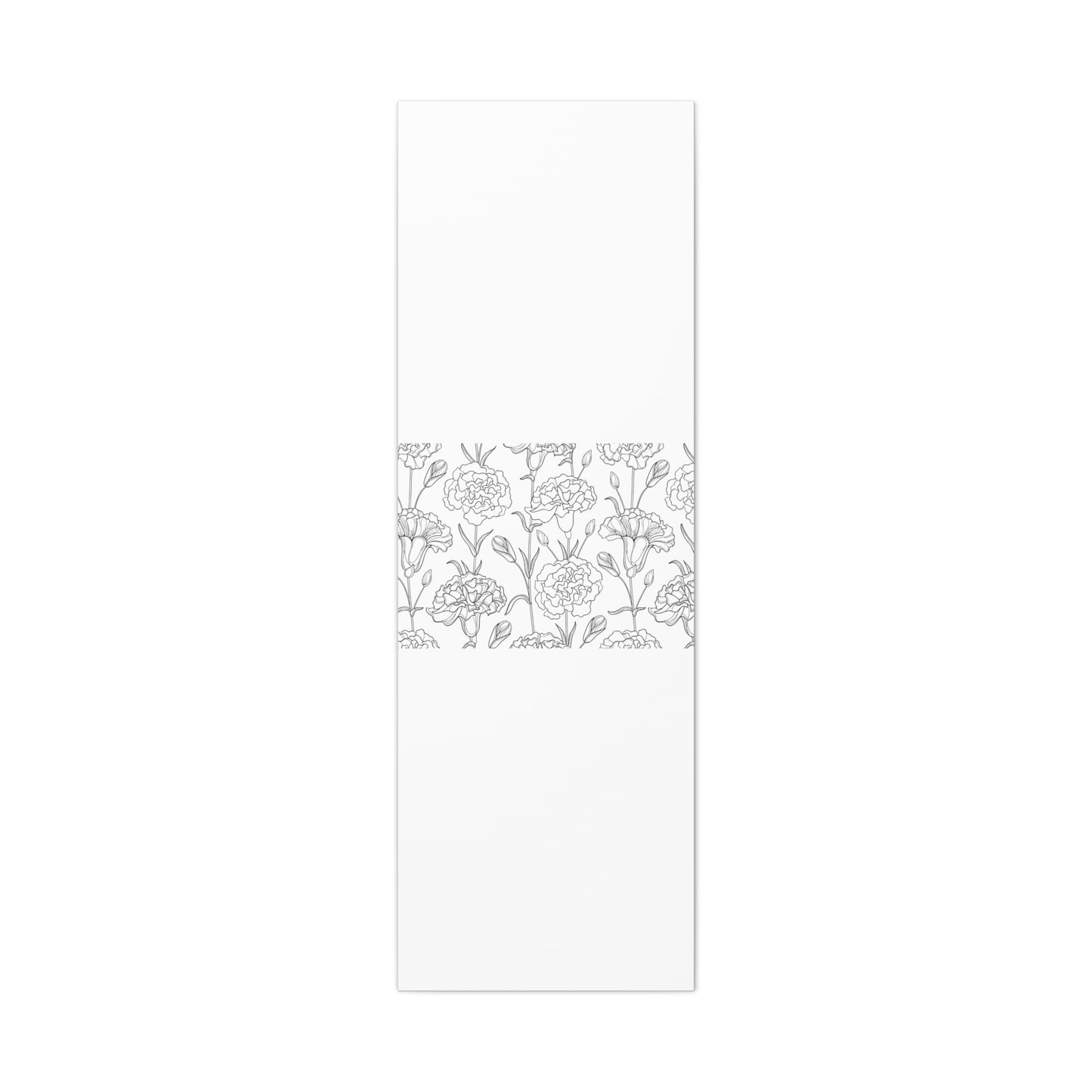 Floral Canvas Art, Stretched Wall Decor, Home Gift, Botanical Print, Modern Design, Matte Finish