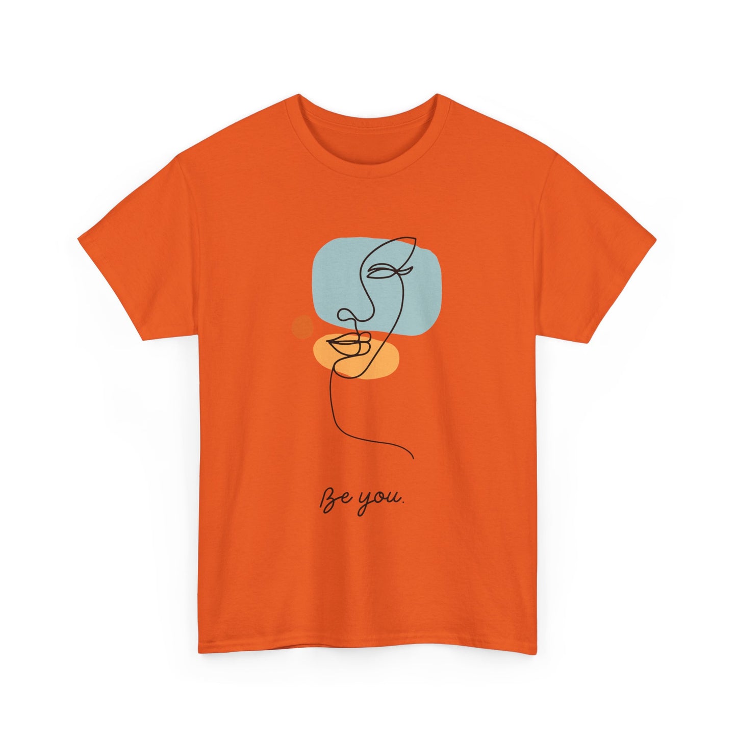 Minimalist Be You Tee, Unisex Cotton T-Shirt, Inspirational Graphic Tee, Gift for Friends, Casual Everyday Wear, Self-Love Apparel