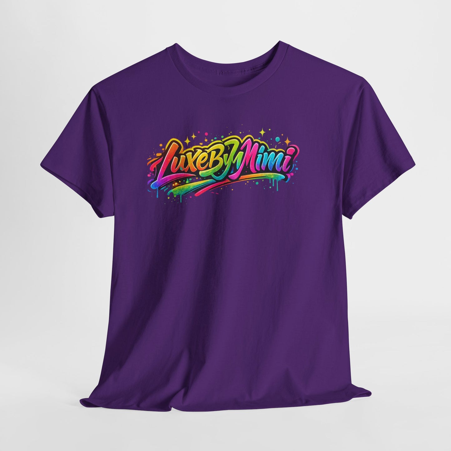 Graffiti Logo T-Shirt — 'Luxe By Mimi' Brand Colorful Streetwear Tee