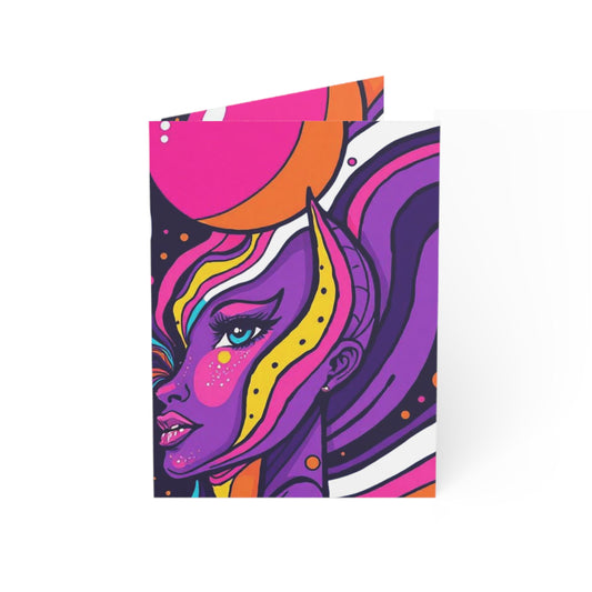Vibrant Art Greeting Cards - Colorful Abstract Designs for Any Occasion, Art Cards, Fun Stationery, Unique Gift, Invite, Note Cards