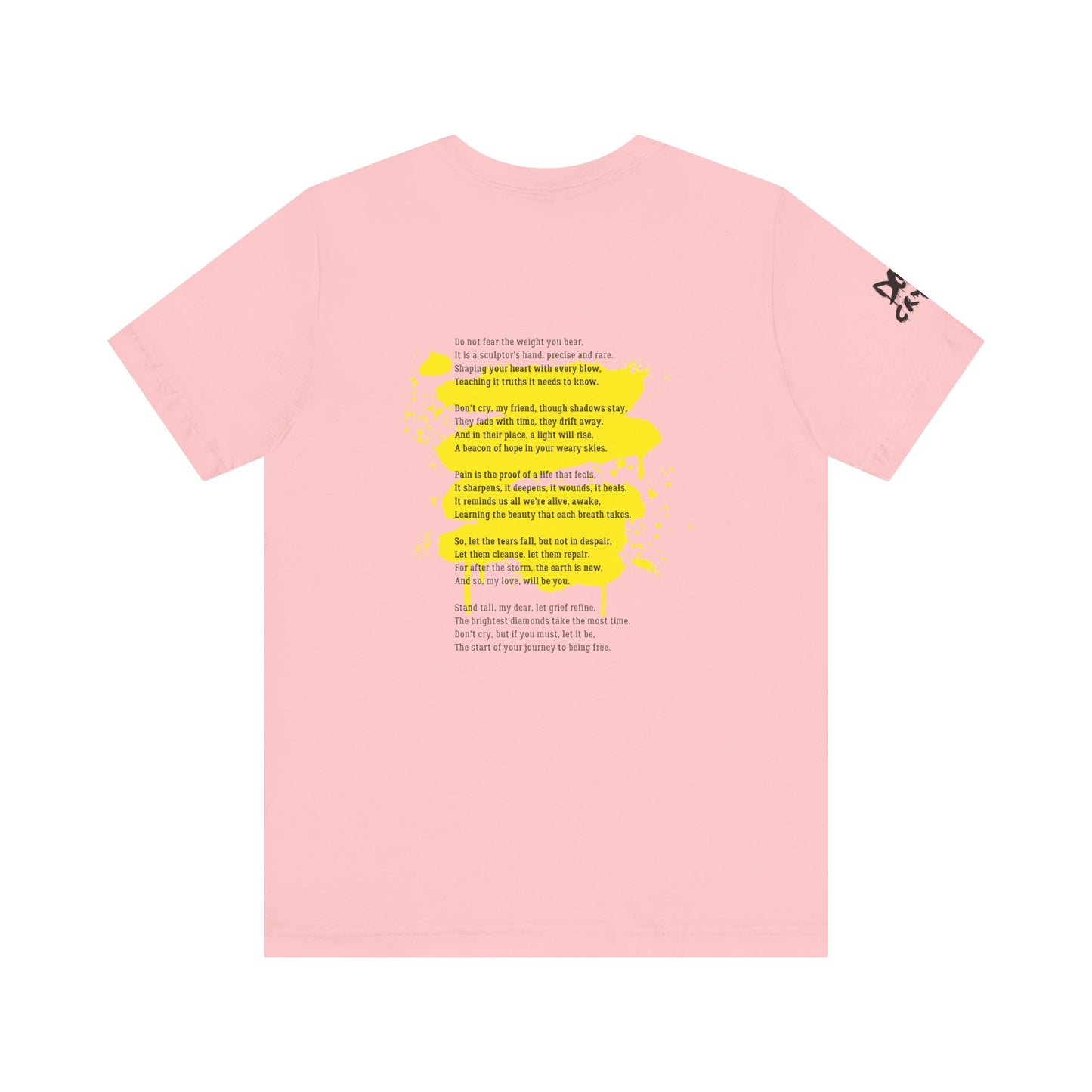 Inspirational Unisex Short Sleeve Tee - Journey to Self-Love & Empowerment