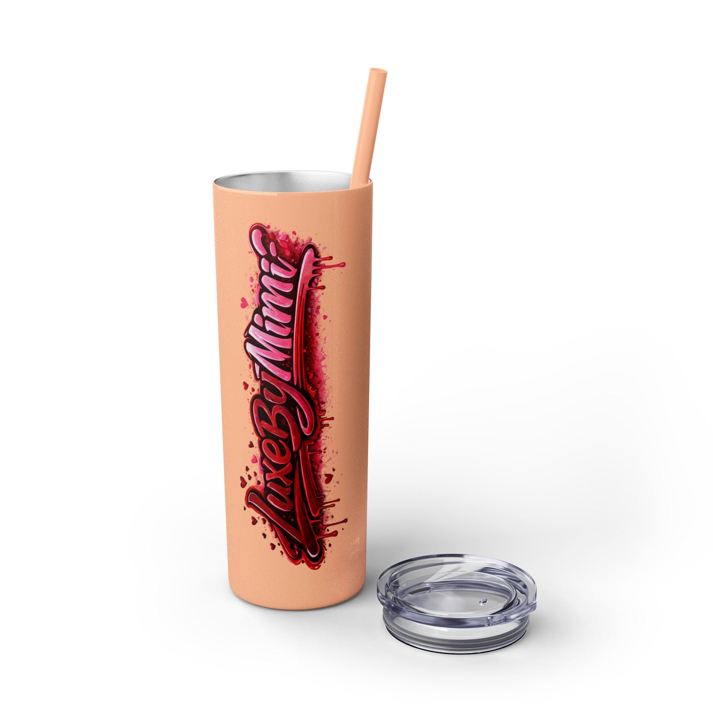 Skinny Tumbler – 'Lake & Lemons' Red Script 20oz Insulated Straw Tumbler