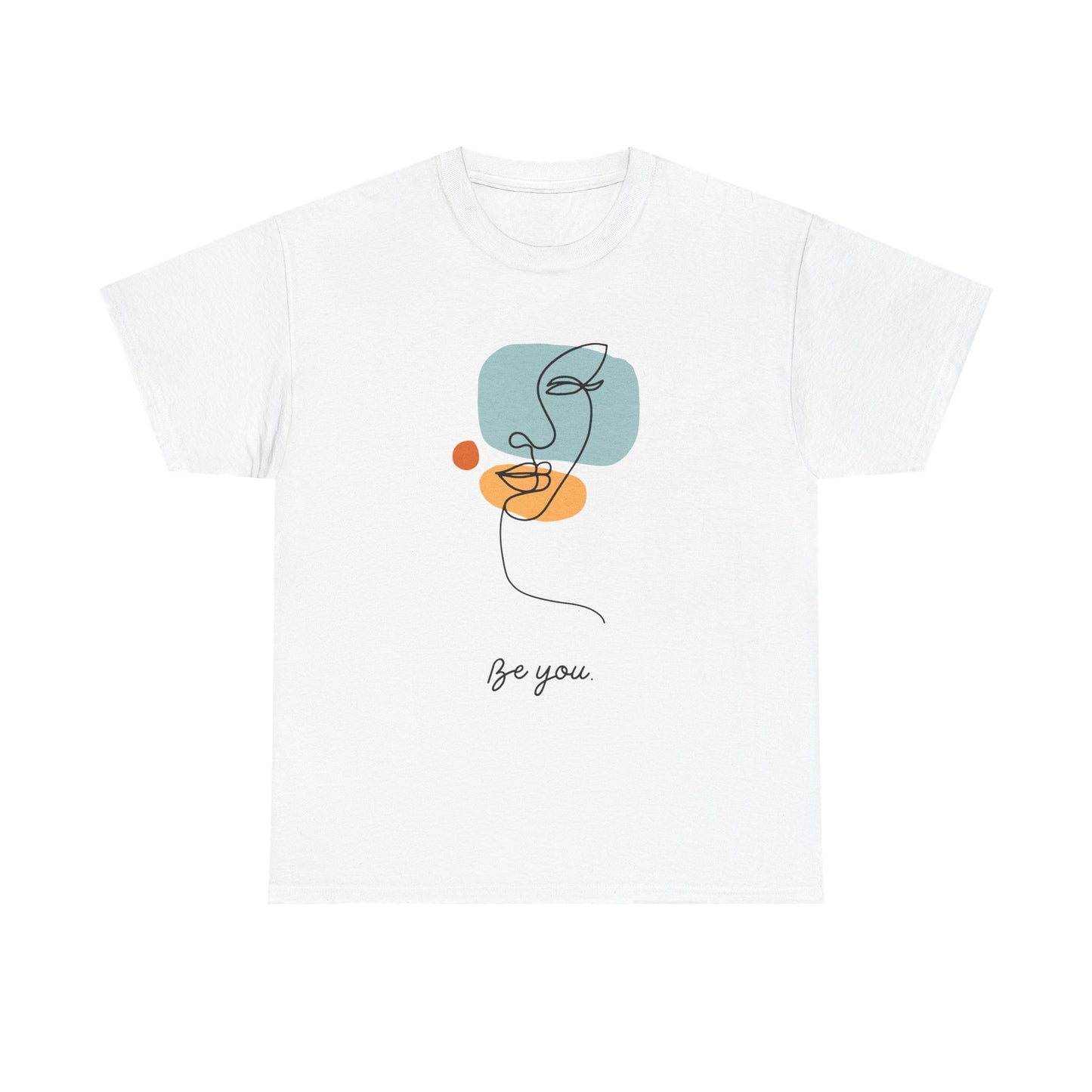 Minimalist Be You Tee, Unisex Cotton T-Shirt, Inspirational Graphic Tee, Gift for Friends, Casual Everyday Wear, Self-Love Apparel