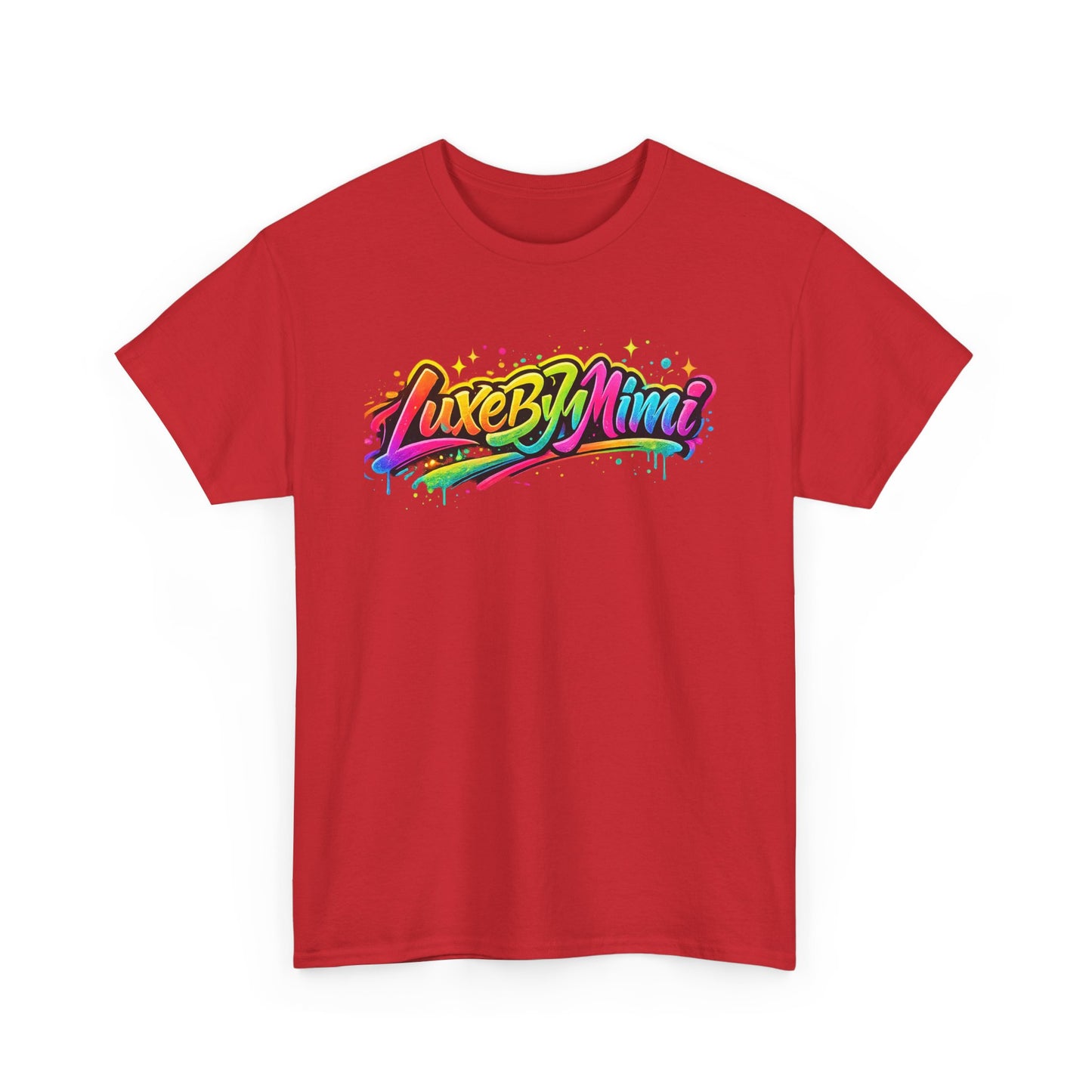 Graffiti Logo T-Shirt — 'Luxe By Mimi' Brand Colorful Streetwear Tee