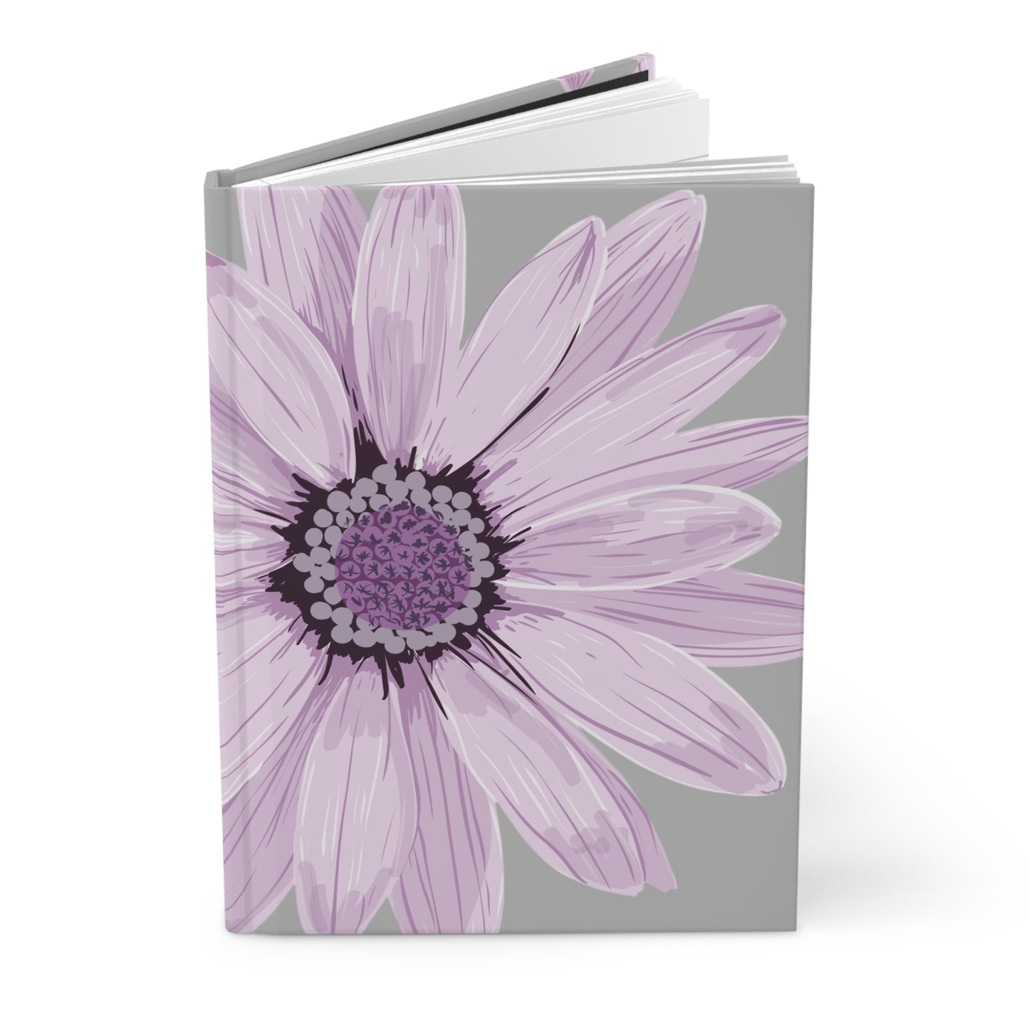 Floral Hardcover Journal, Elegant Writing Notebook, Gift for Writers, Beautiful Journal for Ideas, Flower Design Diary