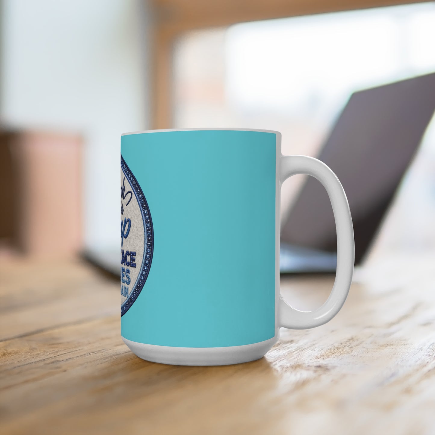 Trump Make Peace Treaties Mug - 15oz Political Coffee Cup