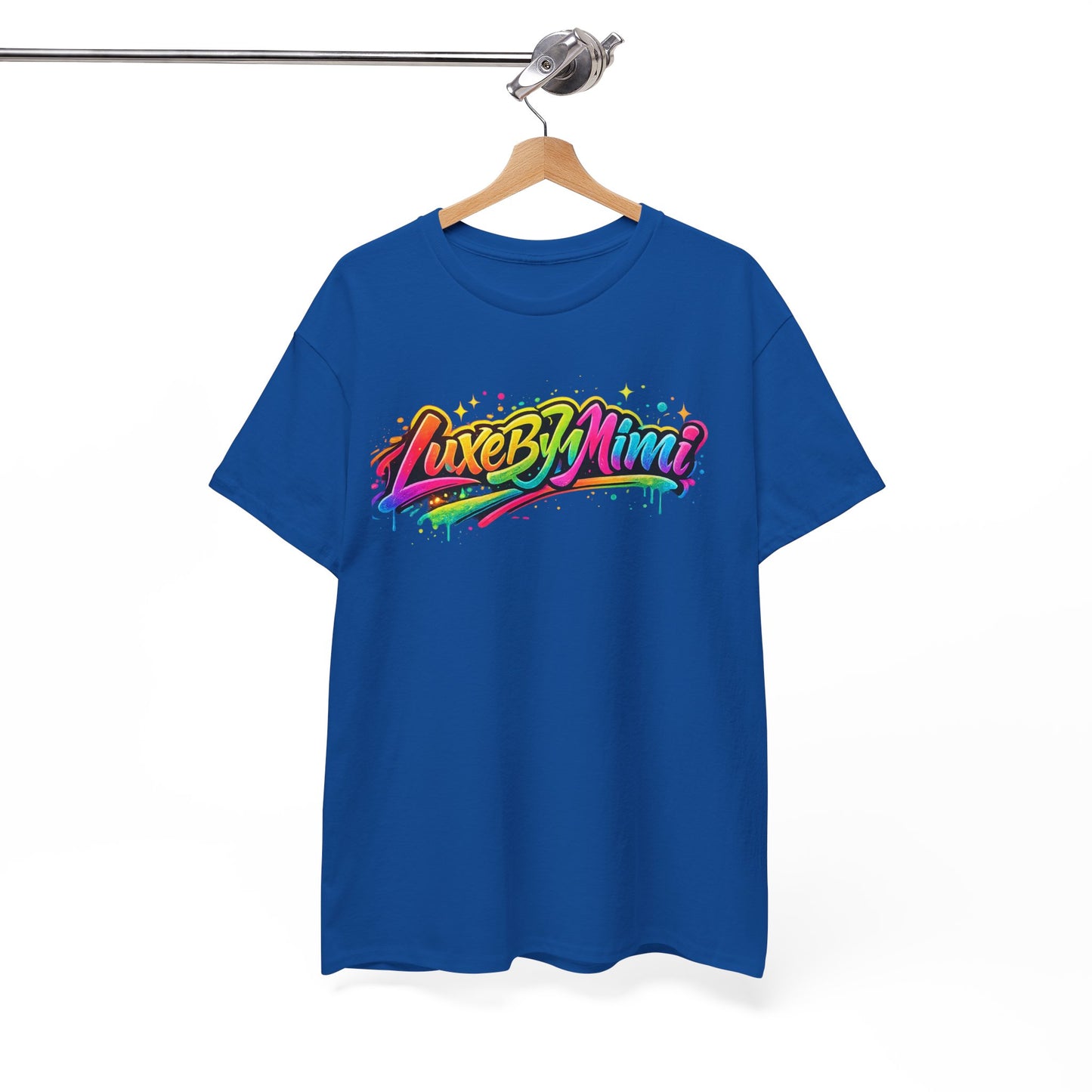 Graffiti Logo T-Shirt — 'Luxe By Mimi' Brand Colorful Streetwear Tee