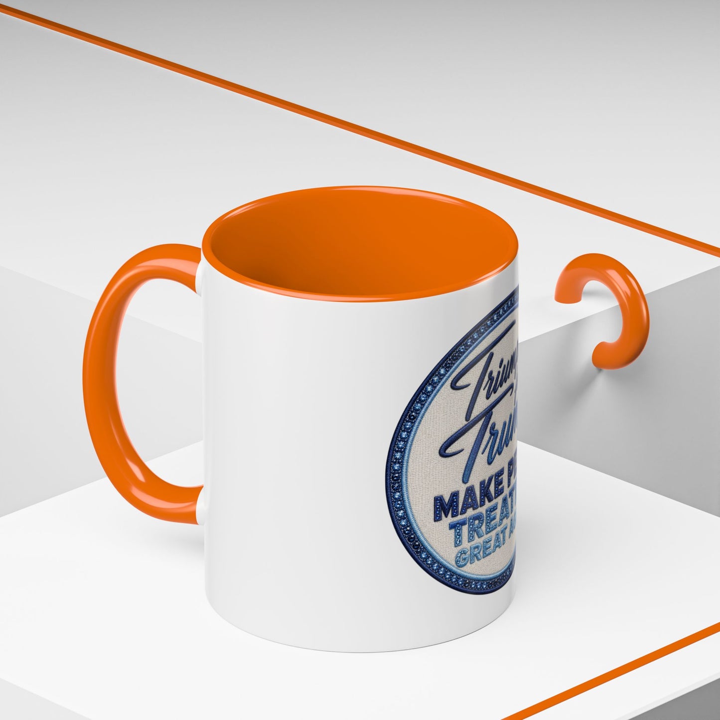Make Peace Treaties Mug — "Triumph for Trump" Political Coffee Cup (11/15oz)