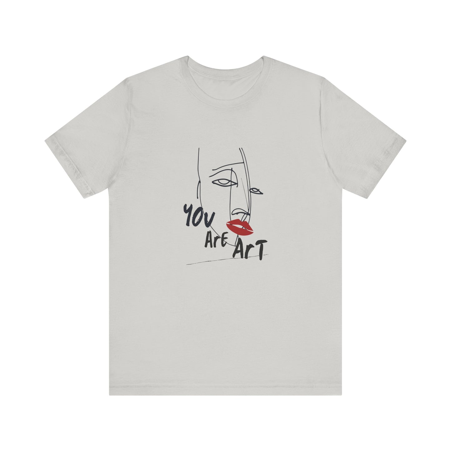 Artistic Expression Unisex Tee - You Are Art, Creative Gift, Casual Wear, Modern Design, Art Lover's Shirt
