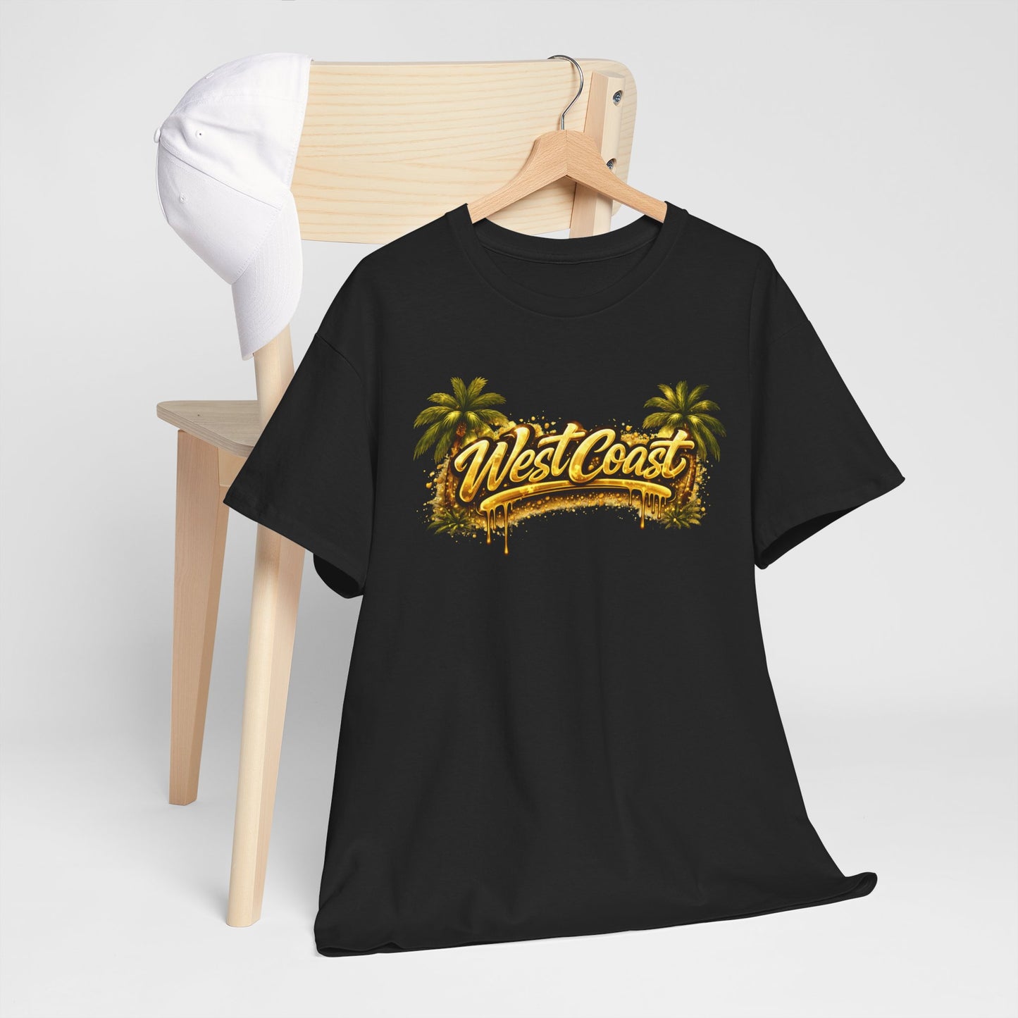 West Coast Palm Tree T-Shirt — Retro Surf Vibe Tee