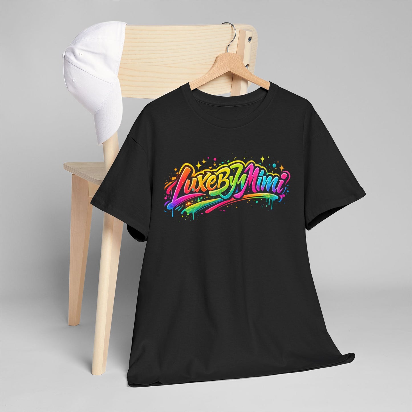 Graffiti Logo T-Shirt — 'Luxe By Mimi' Brand Colorful Streetwear Tee