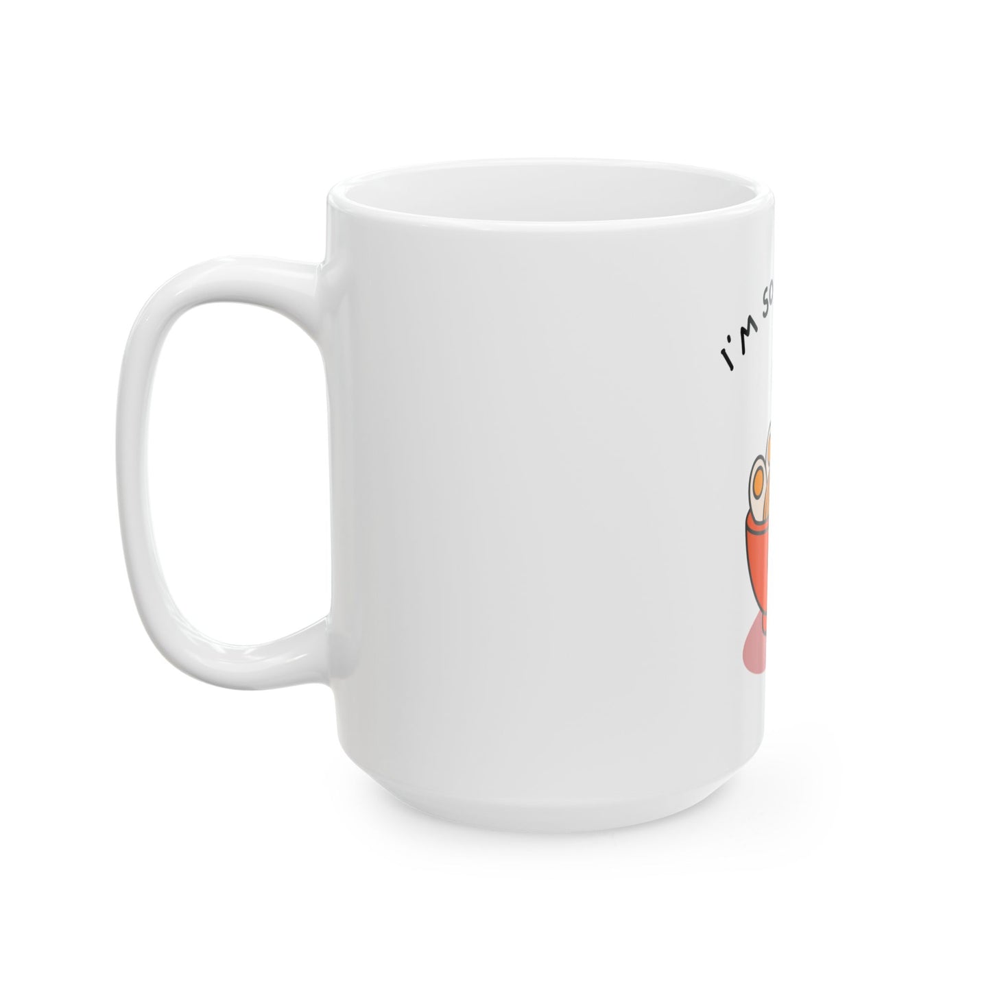 Playful Ramen Mug - Perfect for Food Lovers, Cute Gift for Birthdays, Kitchen Decor, Cozy Drinks, Funny Coffee Cup