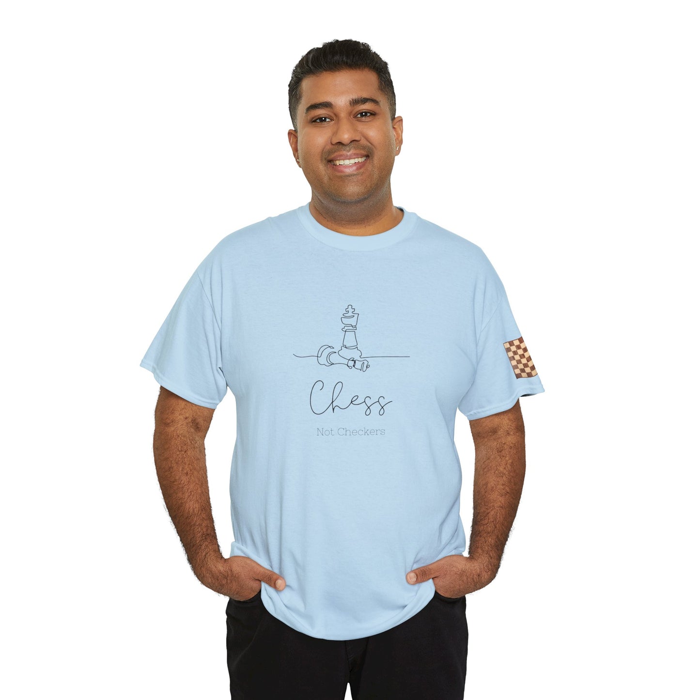 Chess Not Checkers Unisex Tee - Ethically Grown 100% Cotton - GILDAN