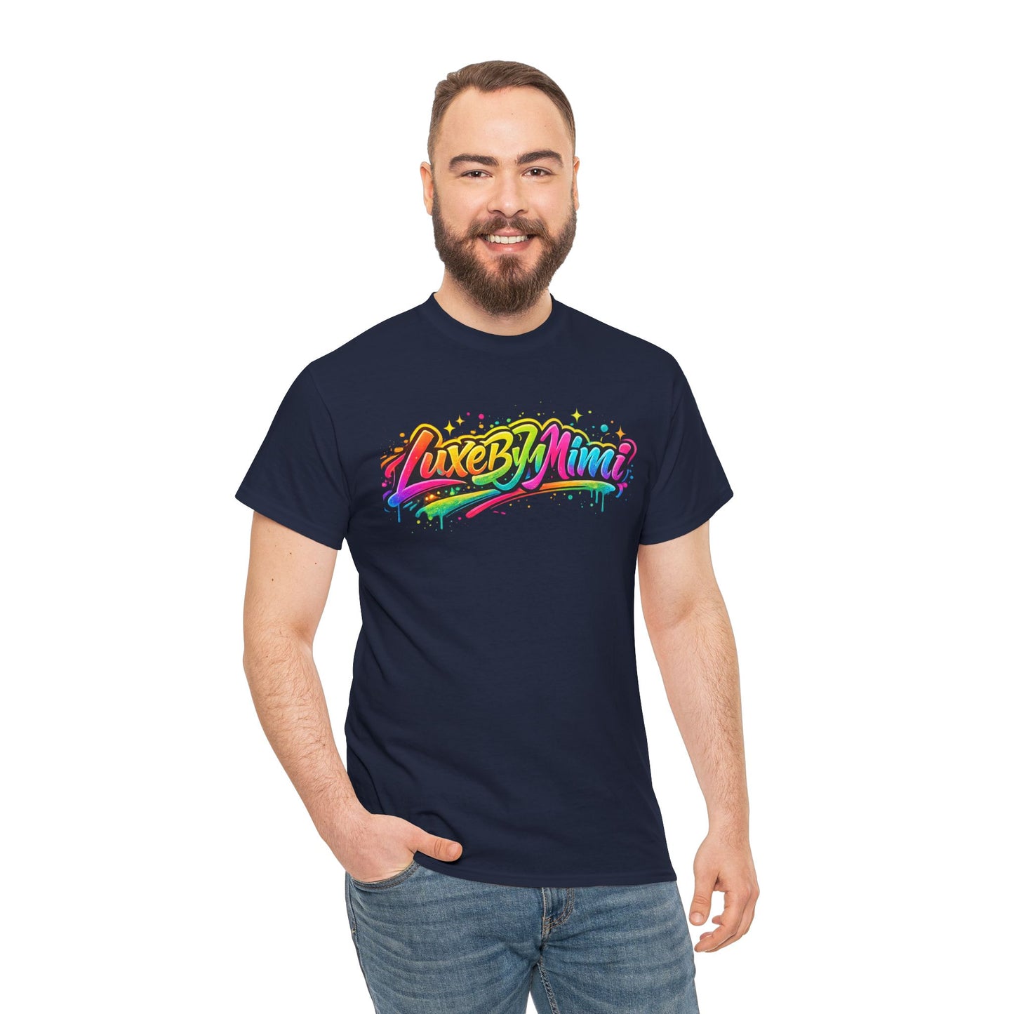 Graffiti Logo T-Shirt — 'Luxe By Mimi' Brand Colorful Streetwear Tee