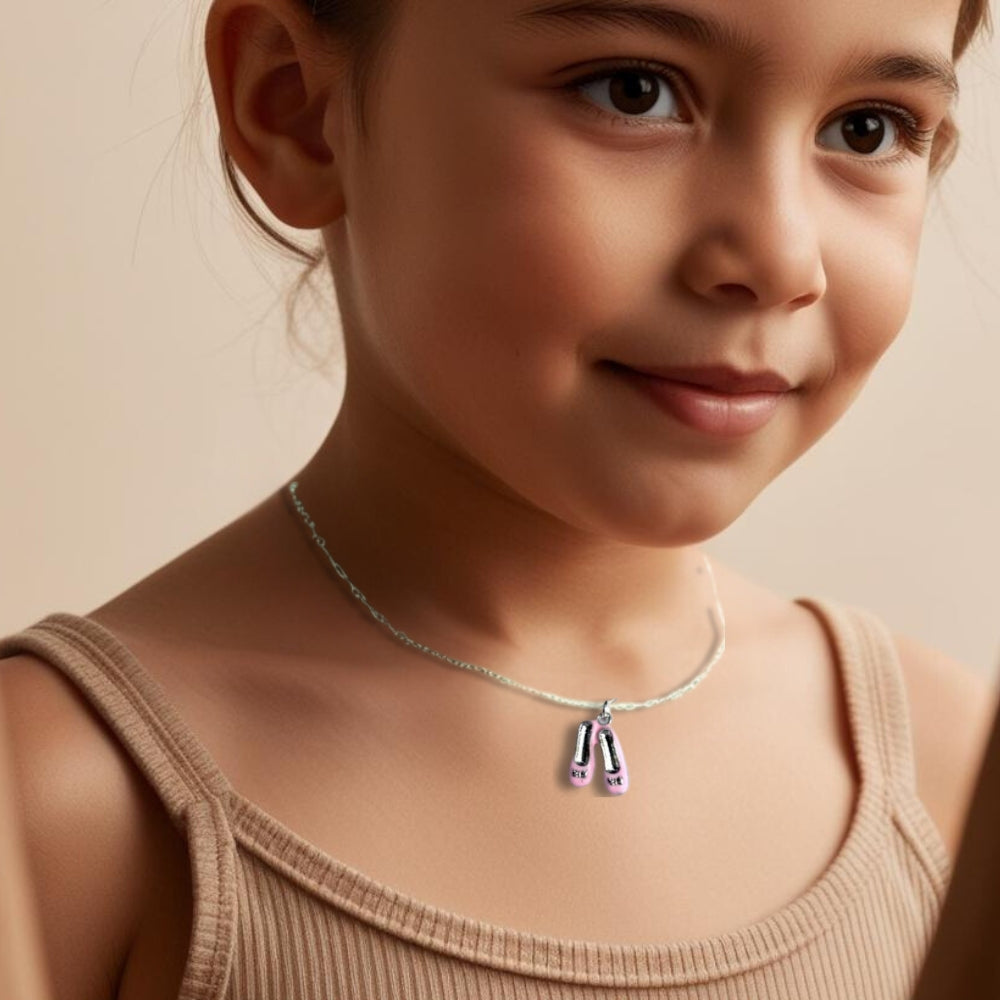 Ballet Shoes Necklace & Jewellery Box Gift-1