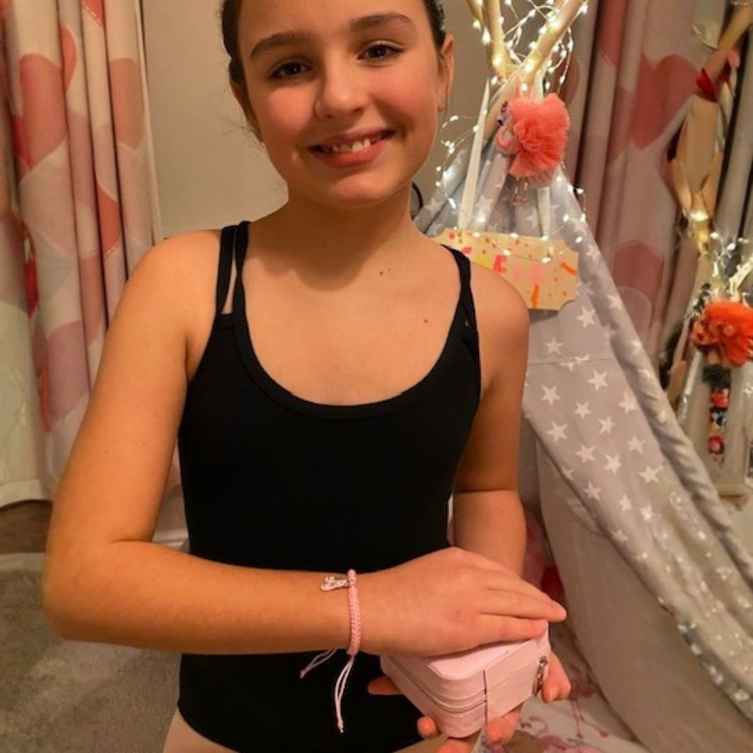 Ballet Shoes Friendship Bracelet & Gift Card-1
