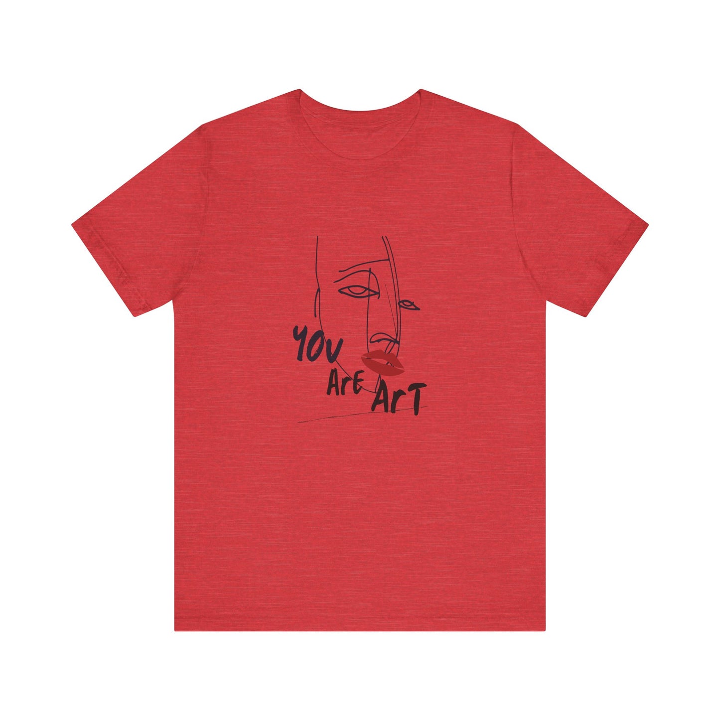 Artistic Expression Unisex Tee - You Are Art, Creative Gift, Casual Wear, Modern Design, Art Lover's Shirt