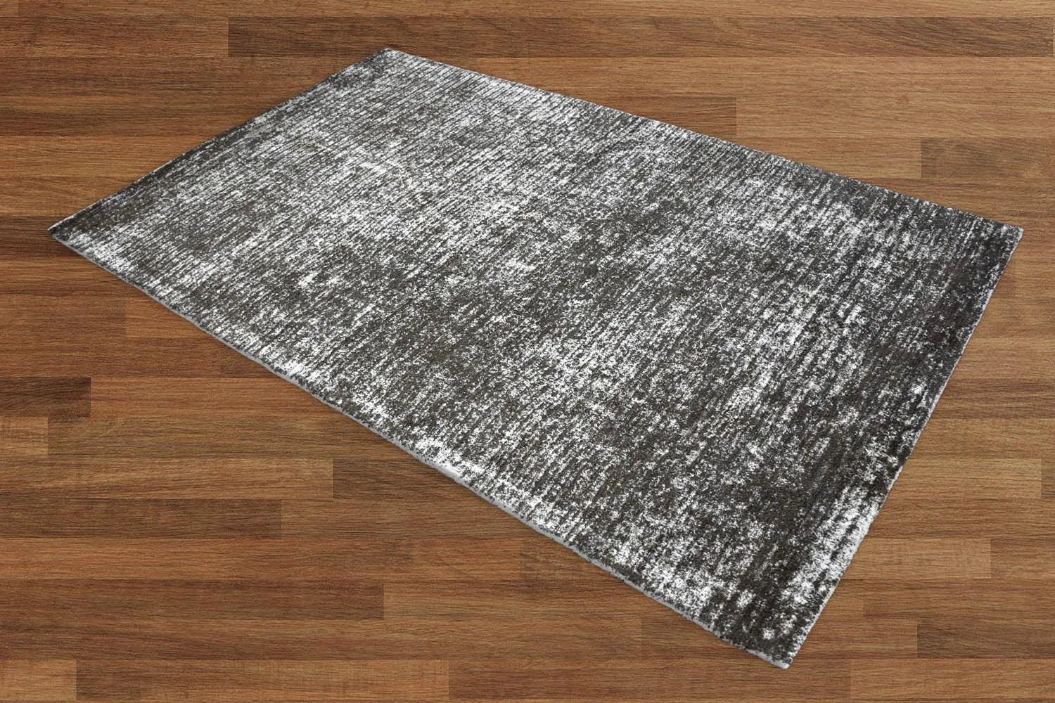 Multi Sizes Hand Woven Polyester Traditional Persian Oriental Area Rug Dark Chocolate, White Color-2