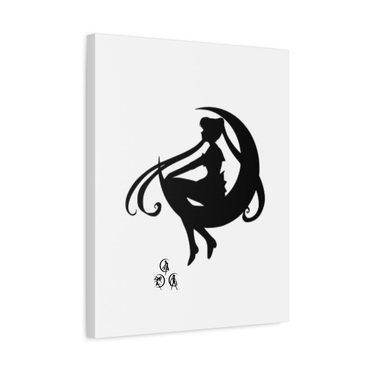 Moonlit Goddess Canvas Art, Modern Wall Decor, Fantasy Home Decor, Boho Aesthetic, Gift for Art Lovers