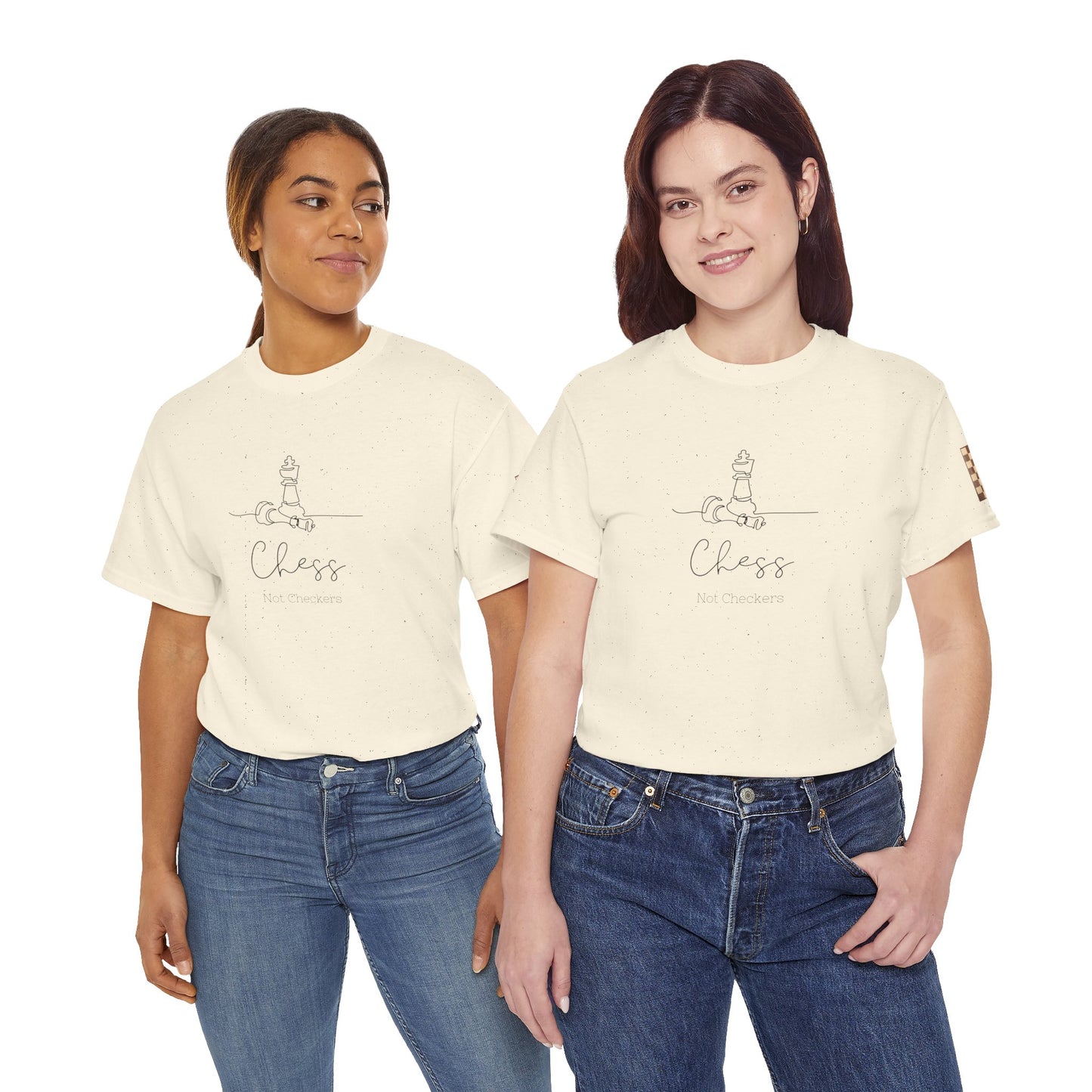 Chess Not Checkers Unisex Tee - Ethically Grown 100% Cotton - GILDAN