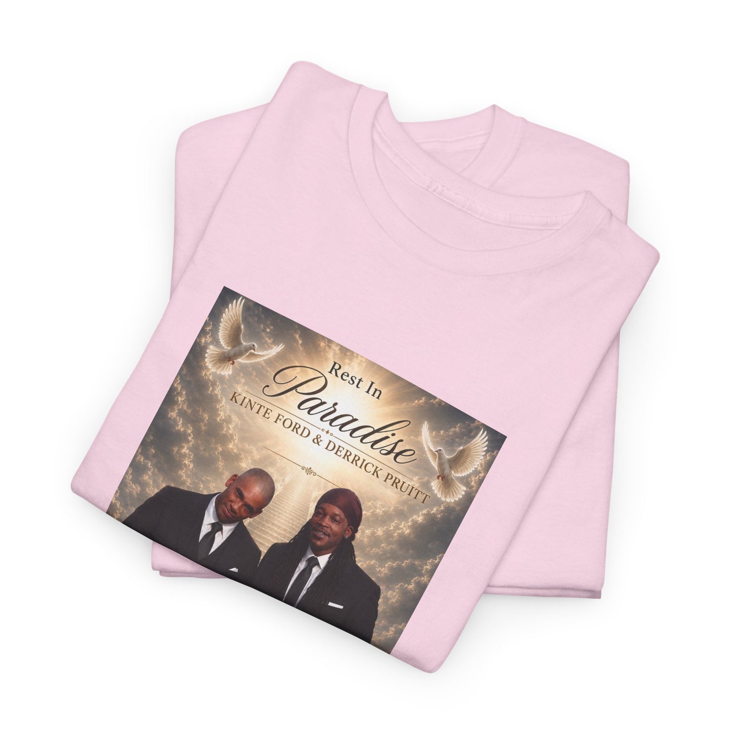 Memorial Tribute Tee — "Rest in Paradise" Funeral Remembrance Shirt
