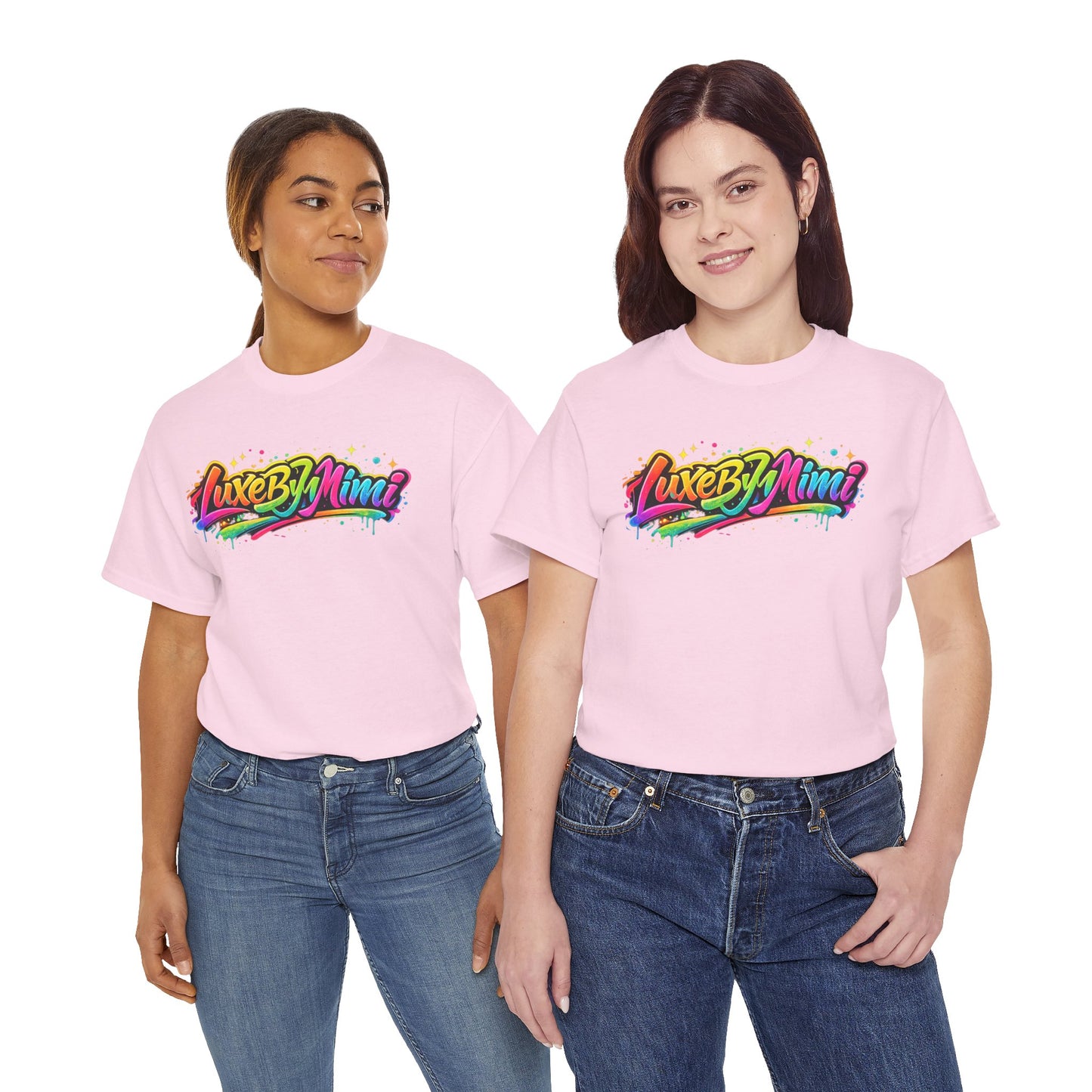 Graffiti Logo T-Shirt — 'Luxe By Mimi' Brand Colorful Streetwear Tee