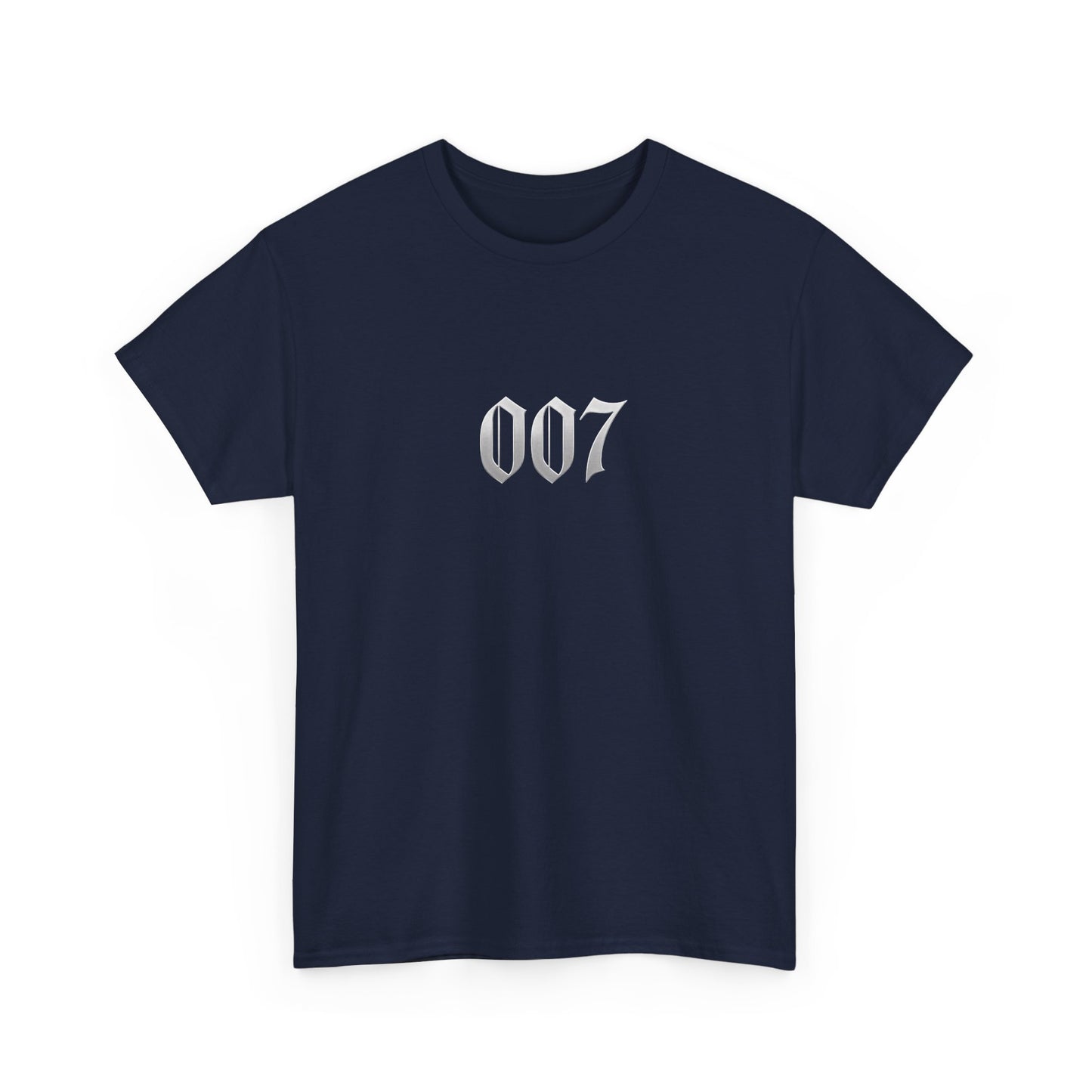 007 Graphic Tee — Subtle Spy Number Chest Print