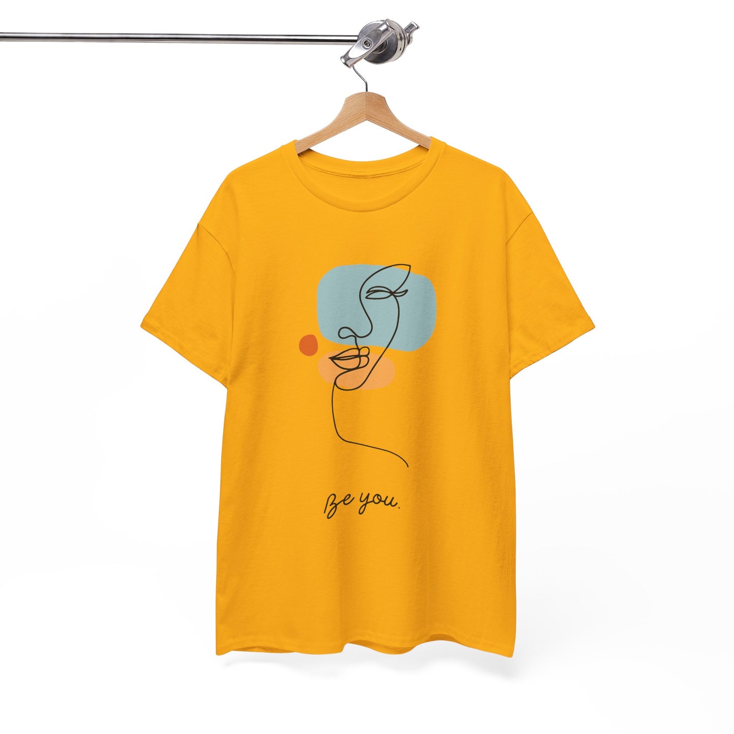 Minimalist Be You Tee, Unisex Cotton T-Shirt, Inspirational Graphic Tee, Gift for Friends, Casual Everyday Wear, Self-Love Apparel