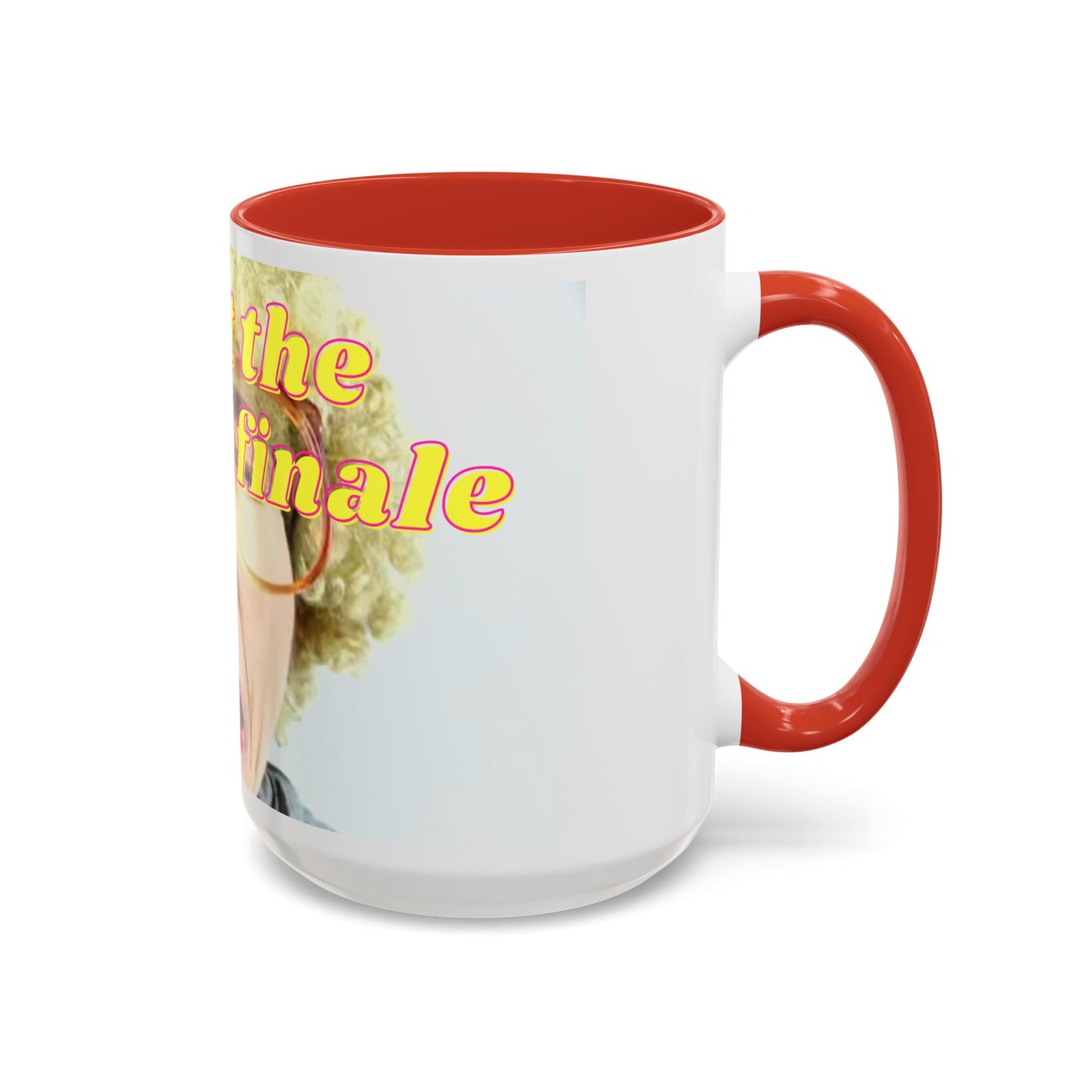 Humorous Accent Coffee Mug, "Me at the season finale", Funny Gift for TV Lovers, Comedy Merchandise, Unique Birthday Present, Fun Housewarming Mug