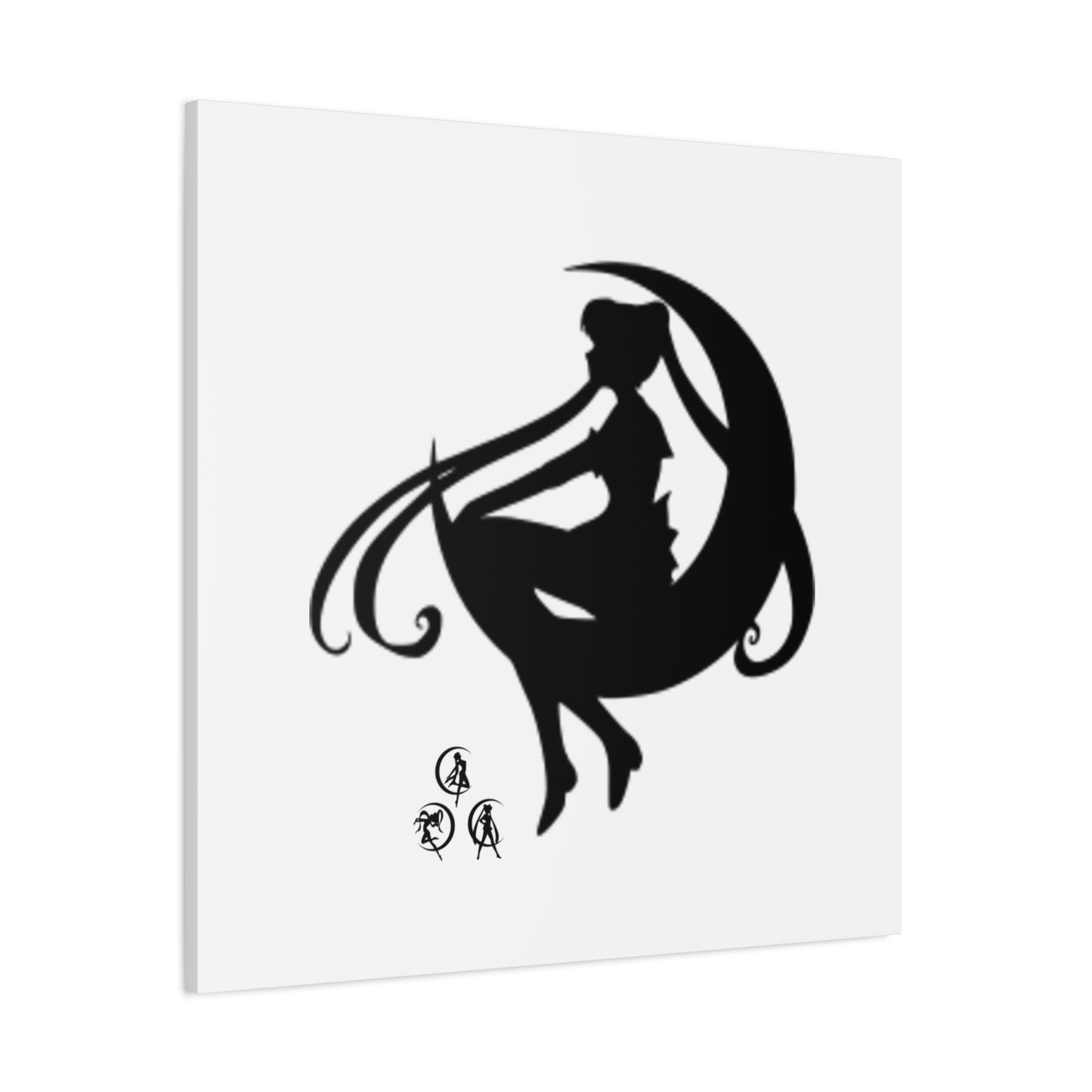 Moonlit Goddess Canvas Art, Modern Wall Decor, Fantasy Home Decor, Boho Aesthetic, Gift for Art Lovers