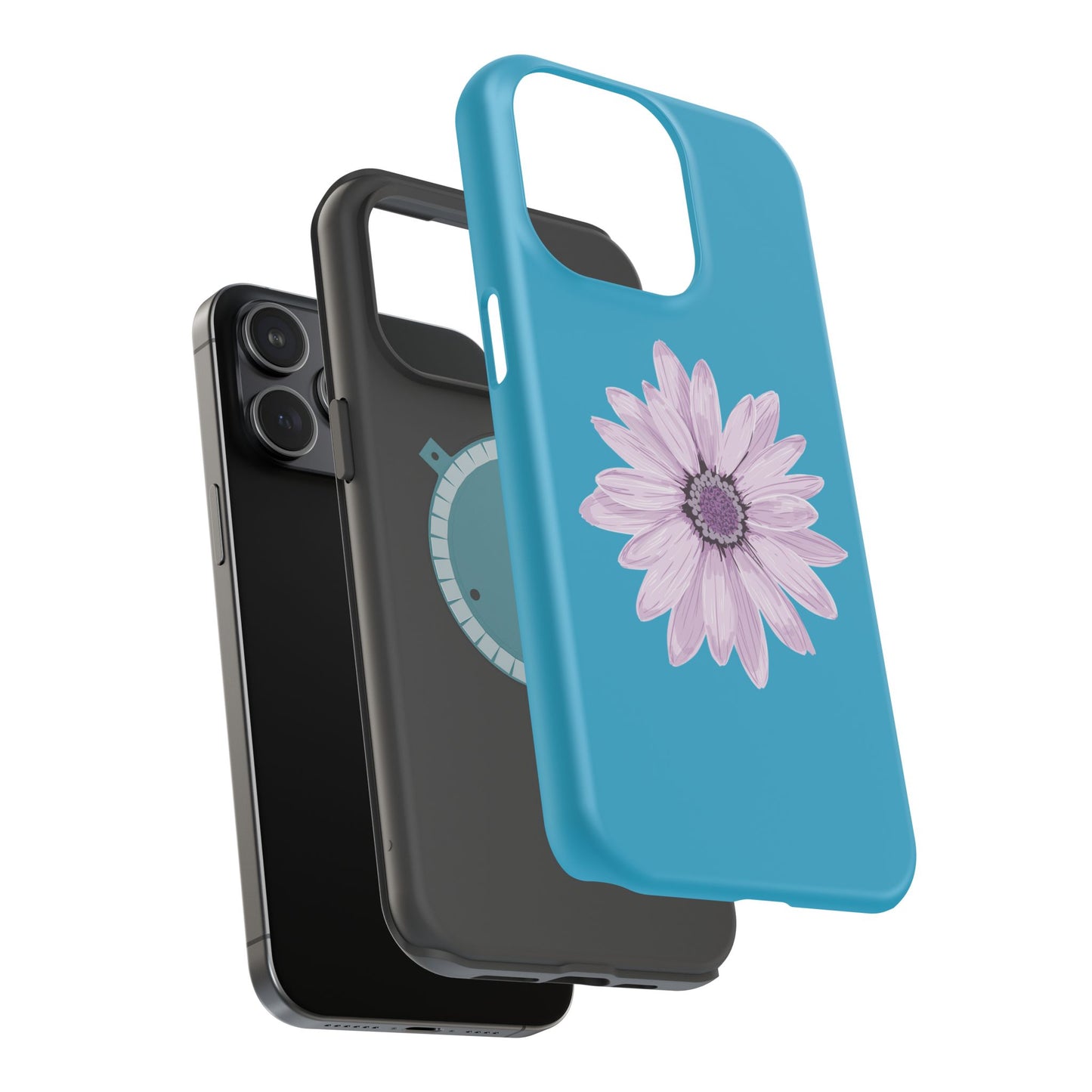 Magnetic Phone Cases with Floral Design, Impact-Resistant Accessories, Stylish Tech Protection, Gifts for Her, Unique Cell Phone Cases