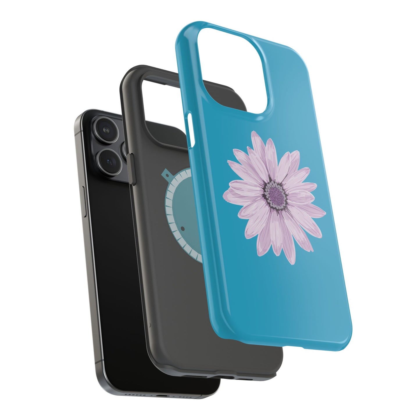 Magnetic Phone Cases with Floral Design, Impact-Resistant Accessories, Stylish Tech Protection, Gifts for Her, Unique Cell Phone Cases