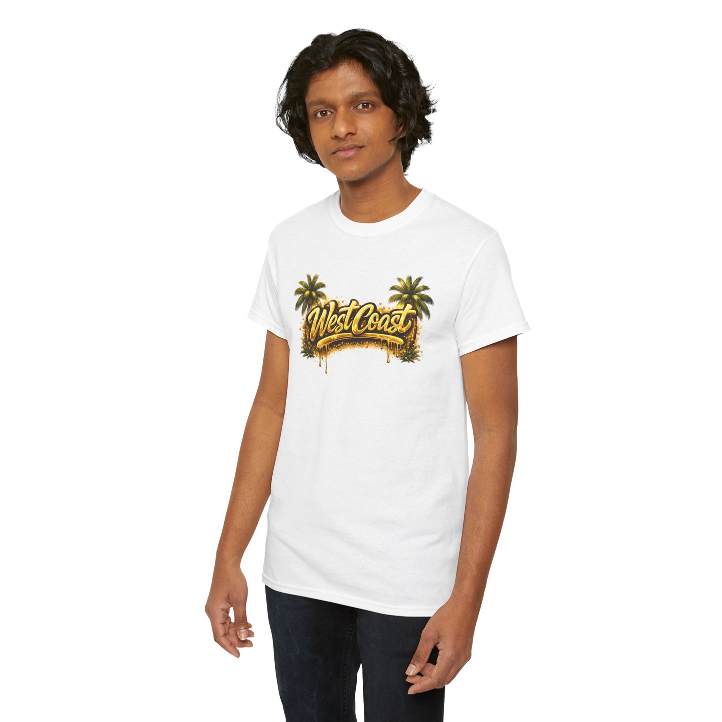 West Coast Palm Tree T-Shirt — Retro Surf Vibe Tee