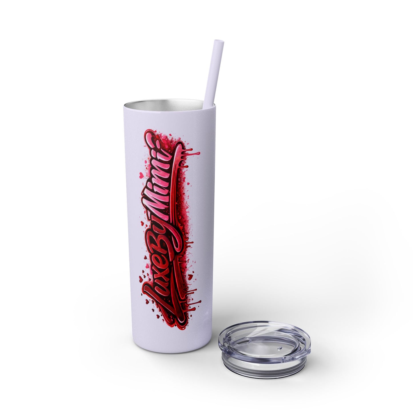 Skinny Tumbler – 'Lake & Lemons' Red Script 20oz Insulated Straw Tumbler