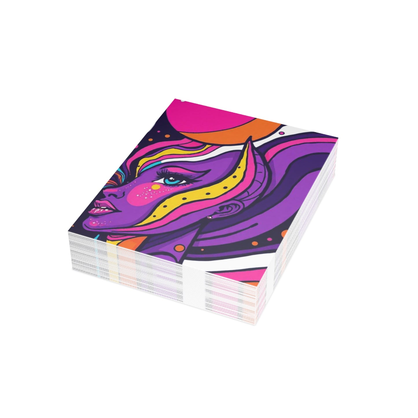 Vibrant Art Greeting Cards - Colorful Abstract Designs for Any Occasion, Art Cards, Fun Stationery, Unique Gift, Invite, Note Cards