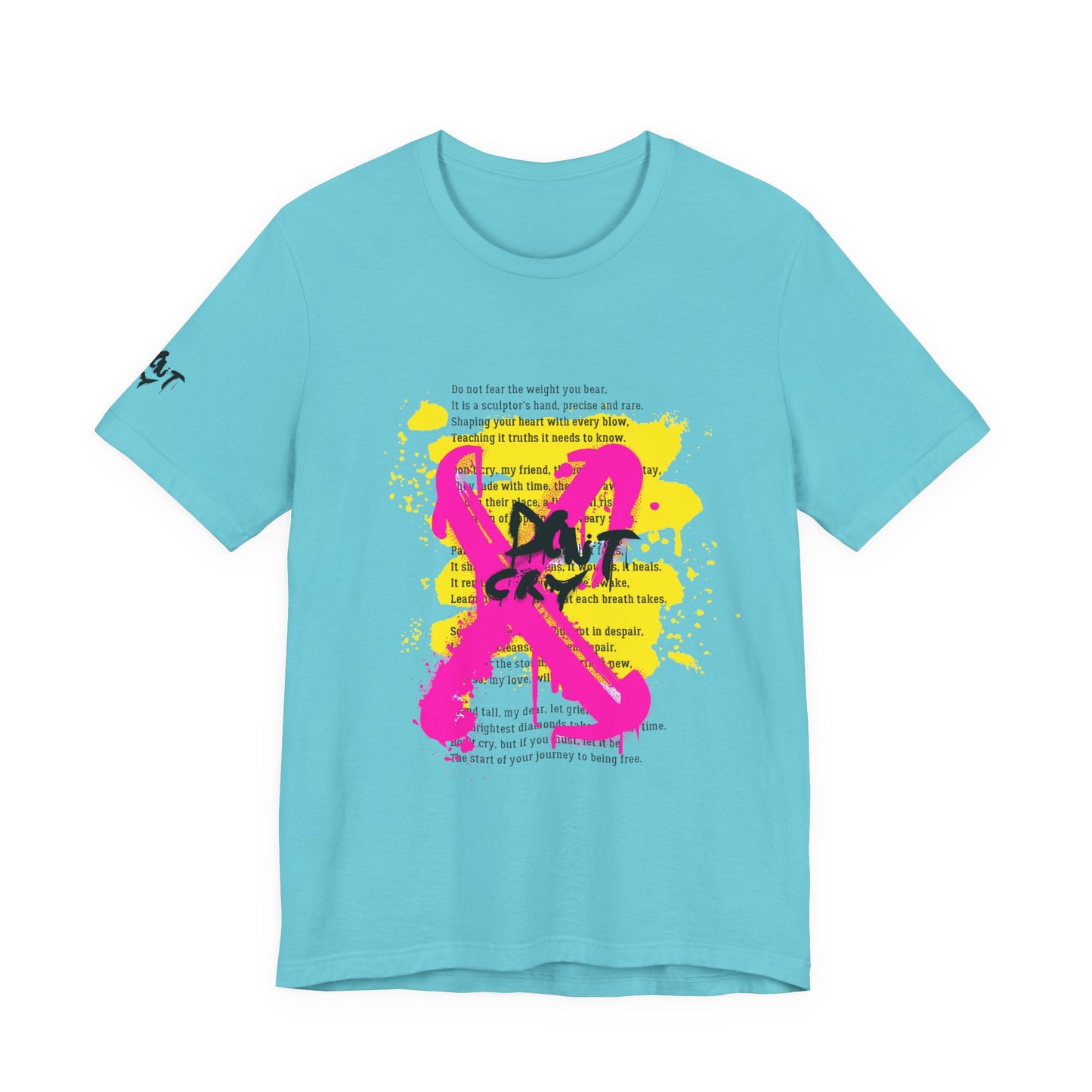Inspirational Unisex Short Sleeve Tee - Journey to Self-Love & Empowerment