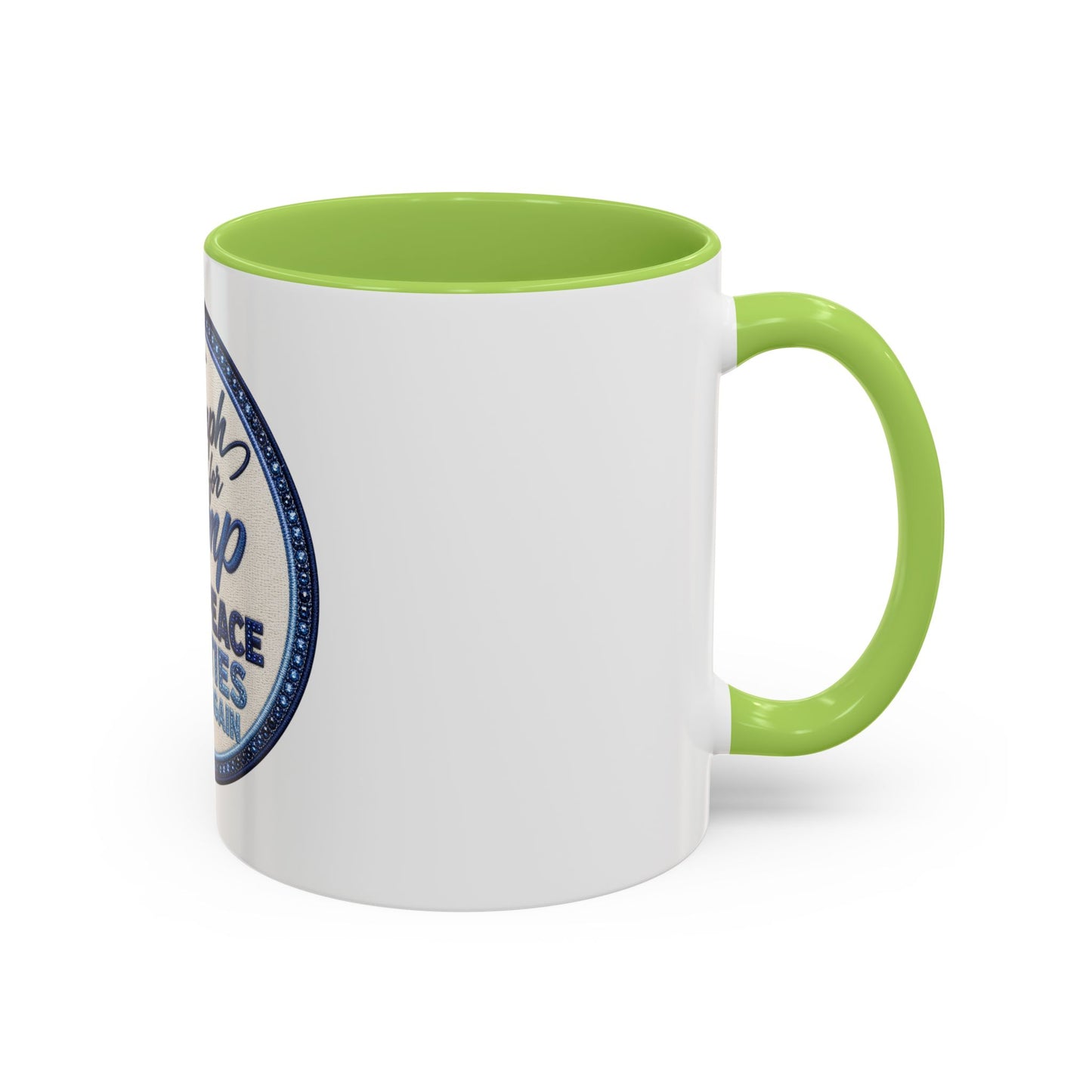 Make Peace Treaties Mug — "Triumph for Trump" Political Coffee Cup (11/15oz)