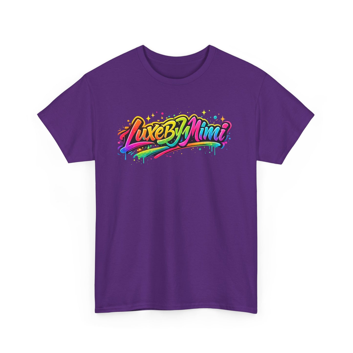 Graffiti Logo T-Shirt — 'Luxe By Mimi' Brand Colorful Streetwear Tee