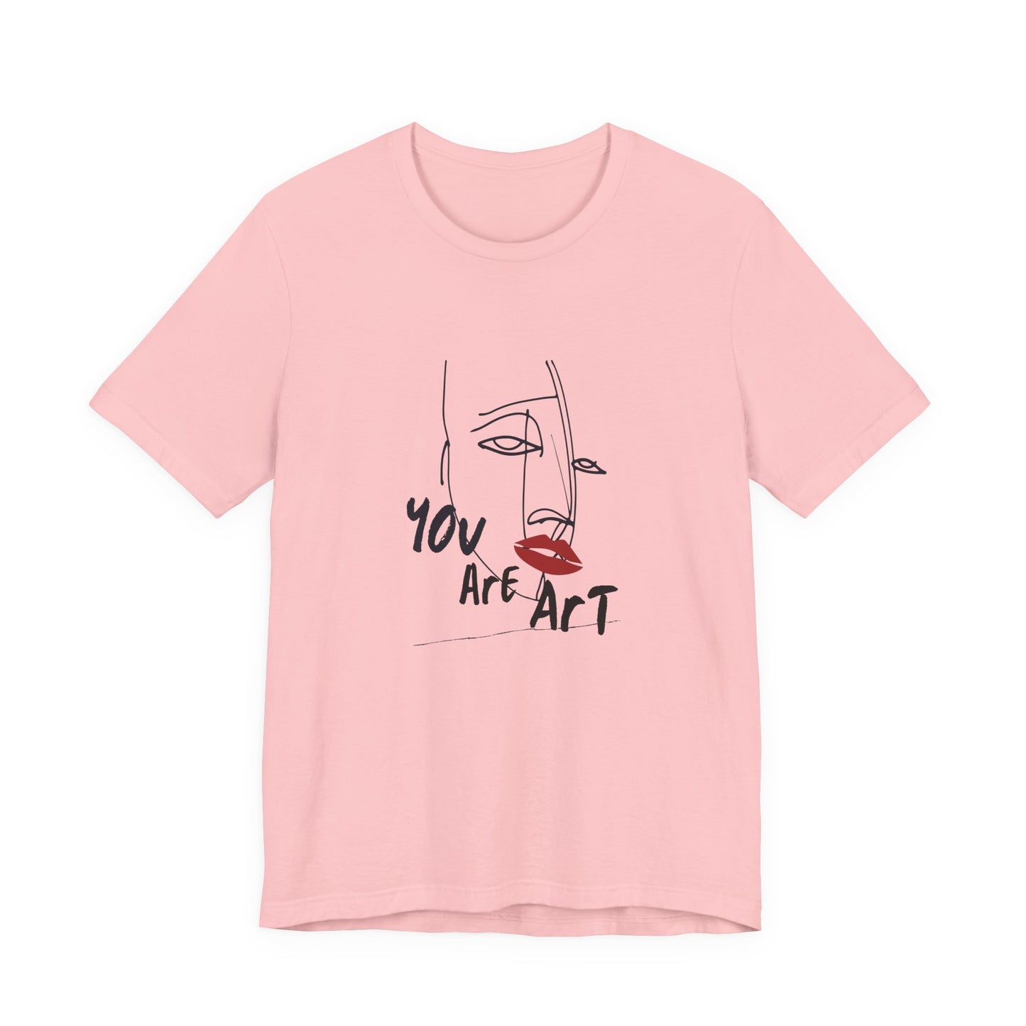 Artistic Expression Unisex Tee - You Are Art, Creative Gift, Casual Wear, Modern Design, Art Lover's Shirt