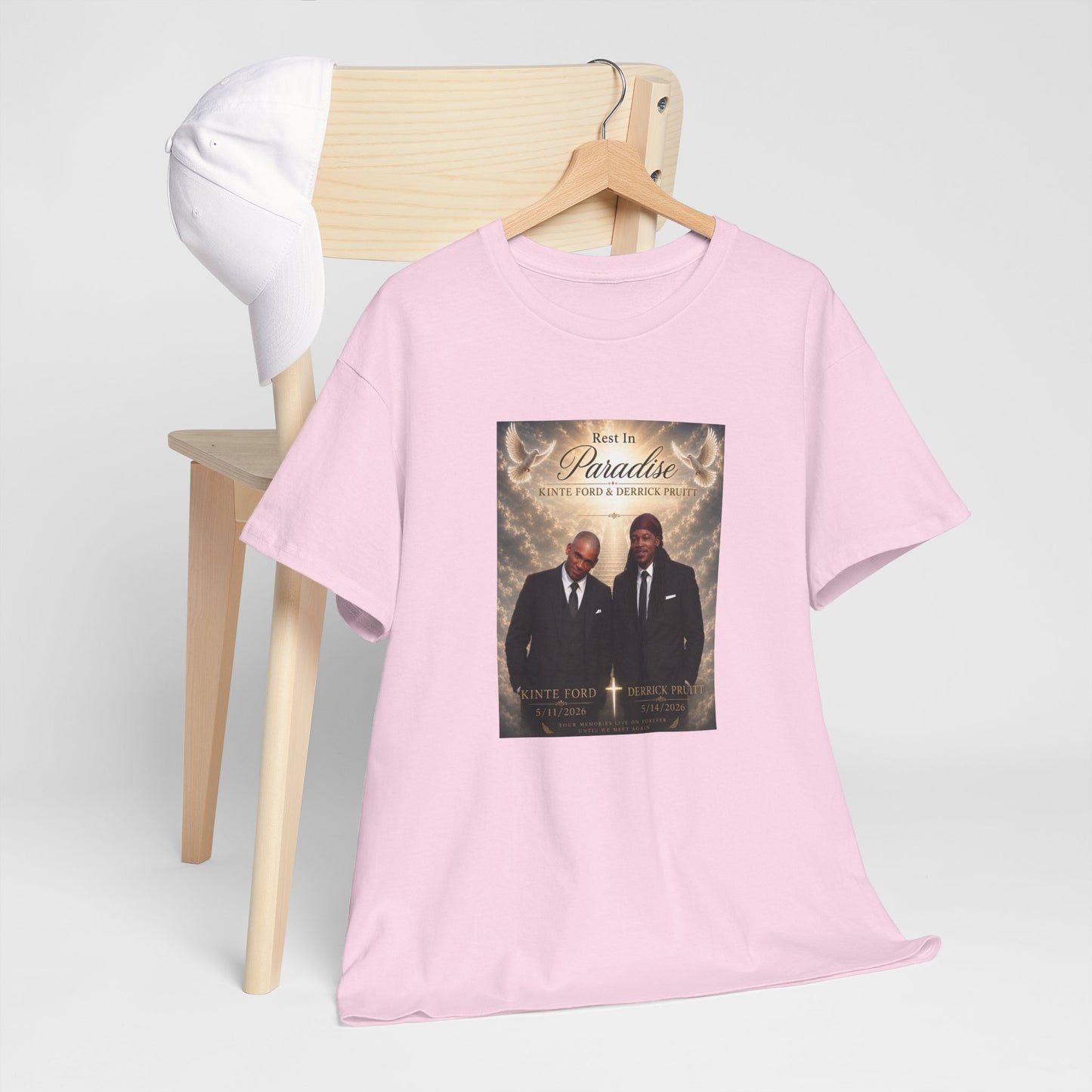 Memorial Tribute Tee — "Rest in Paradise" Funeral Remembrance Shirt