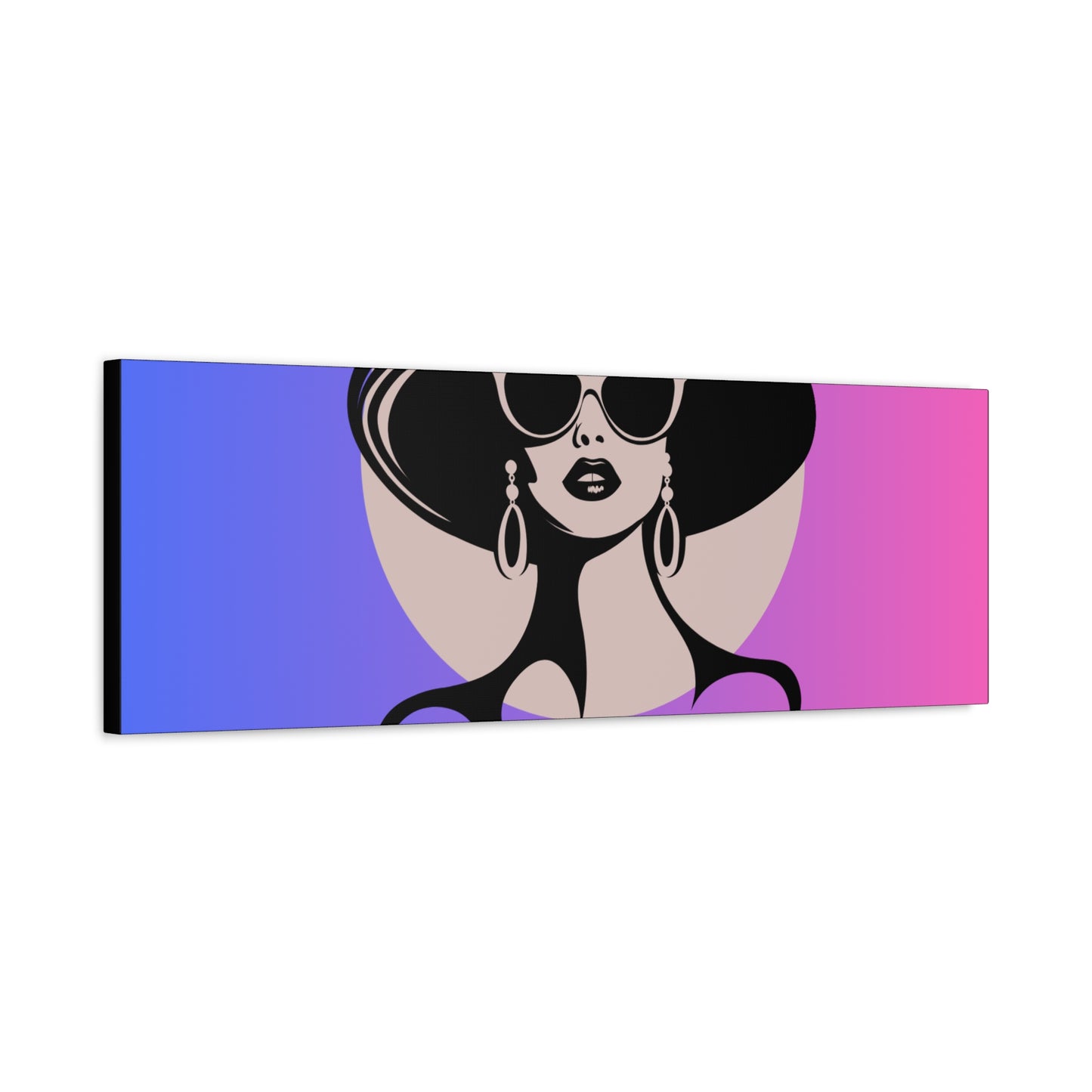Fashionista Matte Canvas Wall Art, chic home decor, stylish gift for fashion lovers, wall decor, modern art piece, unique artwork