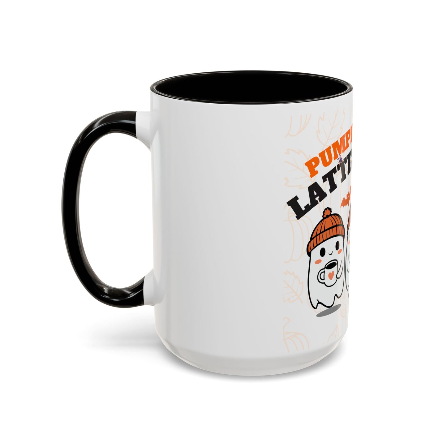 Colorful Pumpkin Spice Ghost Mugs | Cute Fall Coffee Cups, Halloween Gift, Seasonal Drinkware, Cozy Vibe, Latte Lovers
