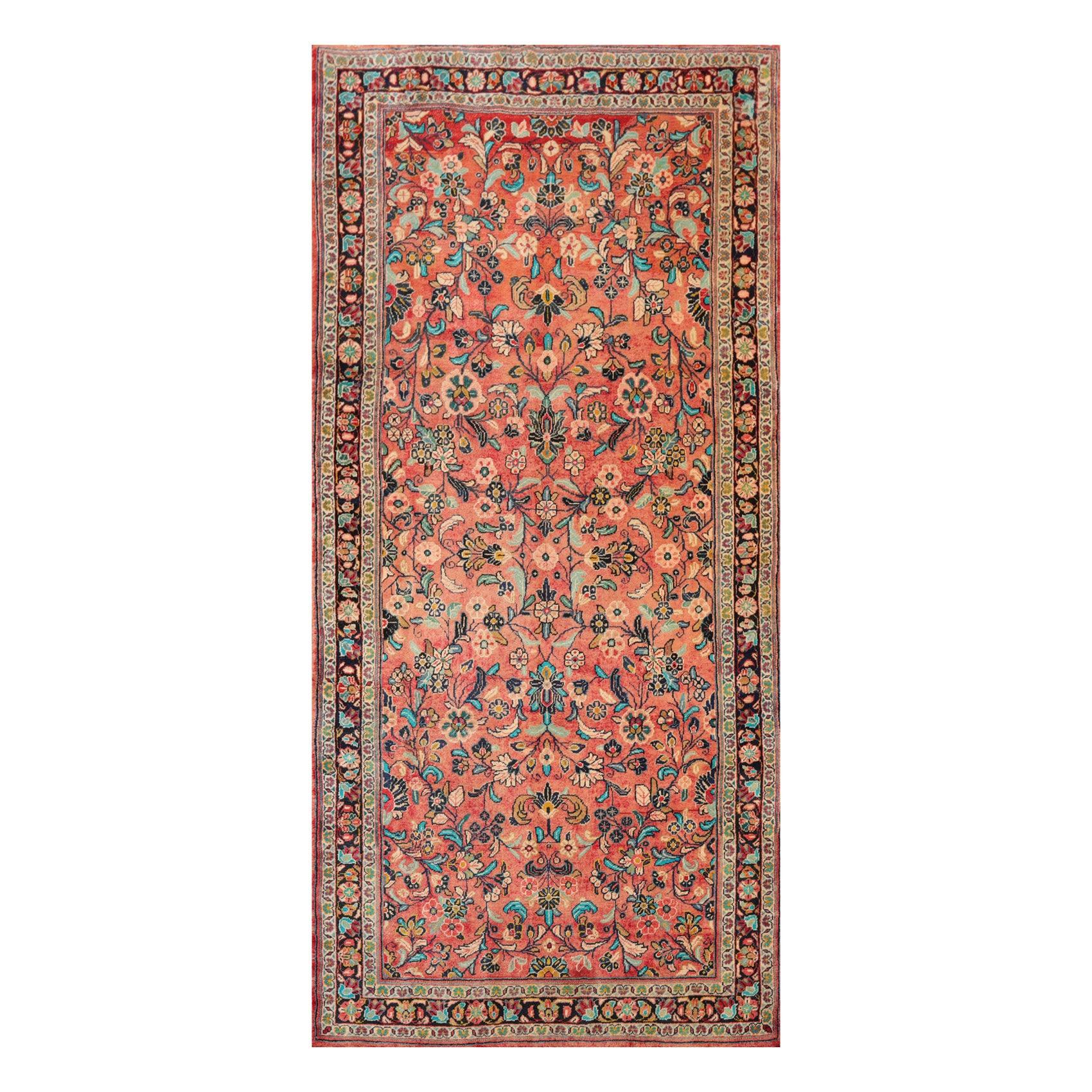 5'2" x 11' Runner Hand Knotted 100% Wool Traditional Oriental Area Rug Rust-1
