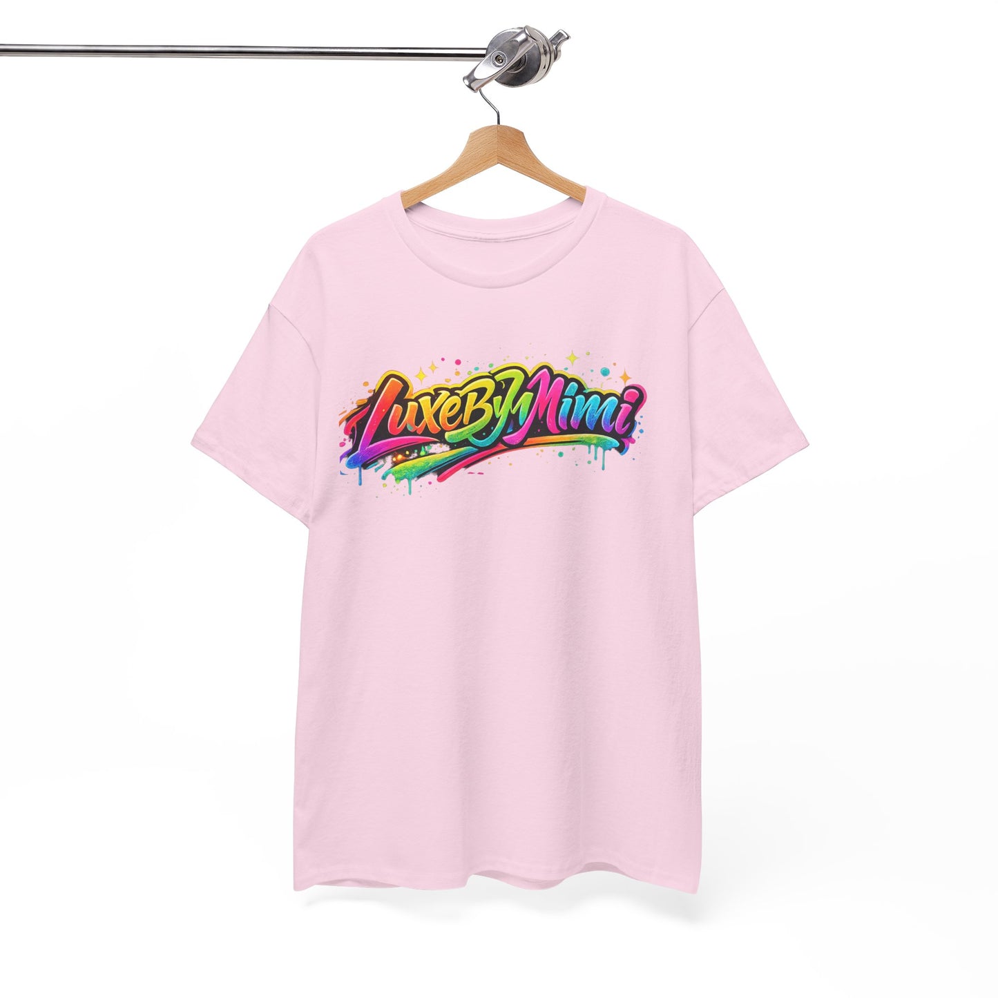 Graffiti Logo T-Shirt — 'Luxe By Mimi' Brand Colorful Streetwear Tee